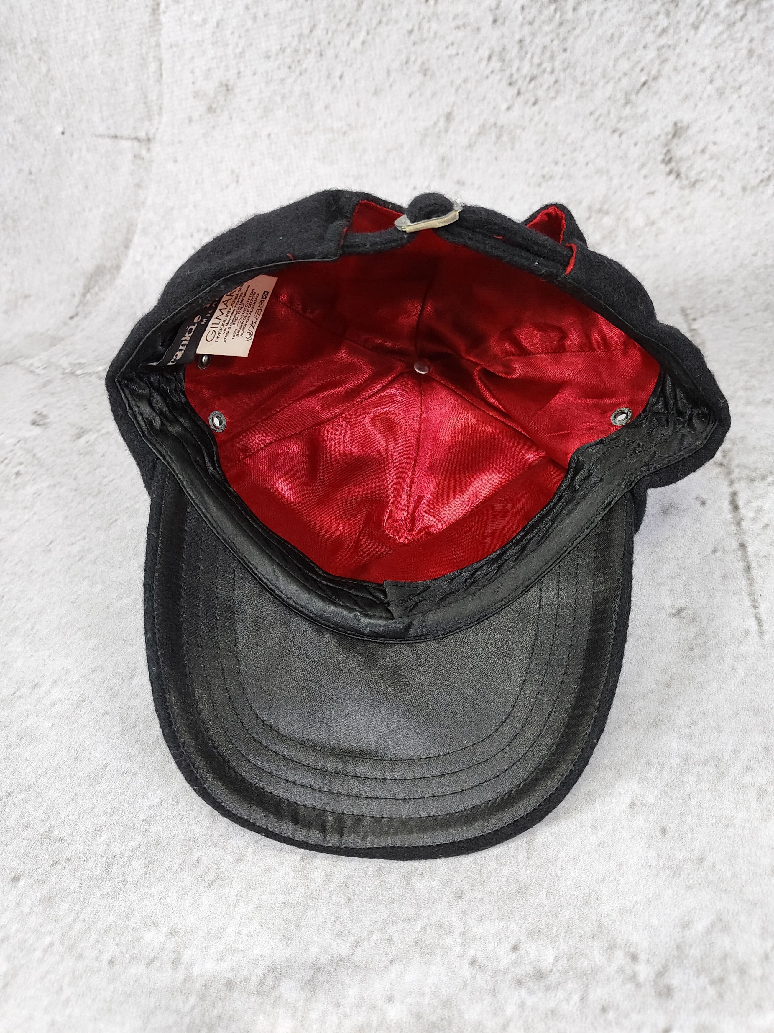 Frankie Morello 00s Frankie Morello-Archive Script Logo Embroidered Wool Cap Size ONE SIZE - 6 Thumbnail