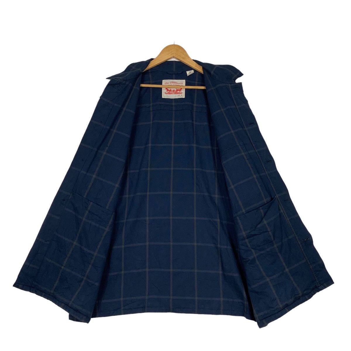 Levi's LEVIS Checked Work Shirt Flannel Jacket #1131-C52 Size US XL / EU 56 / 4 - 11 Thumbnail