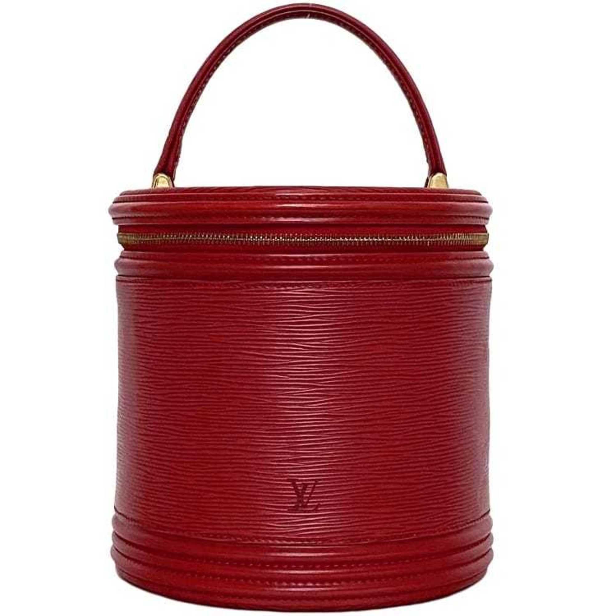 Louis Vuitton Louis Vuitton Vanity Bag Cannes f-21544 Red Castilian Epi M48037 Handbag Leather AS0938 LOUIS VUITTON Key Bucket Padlock Women's Size ONE SIZE - 1 Thumbnail