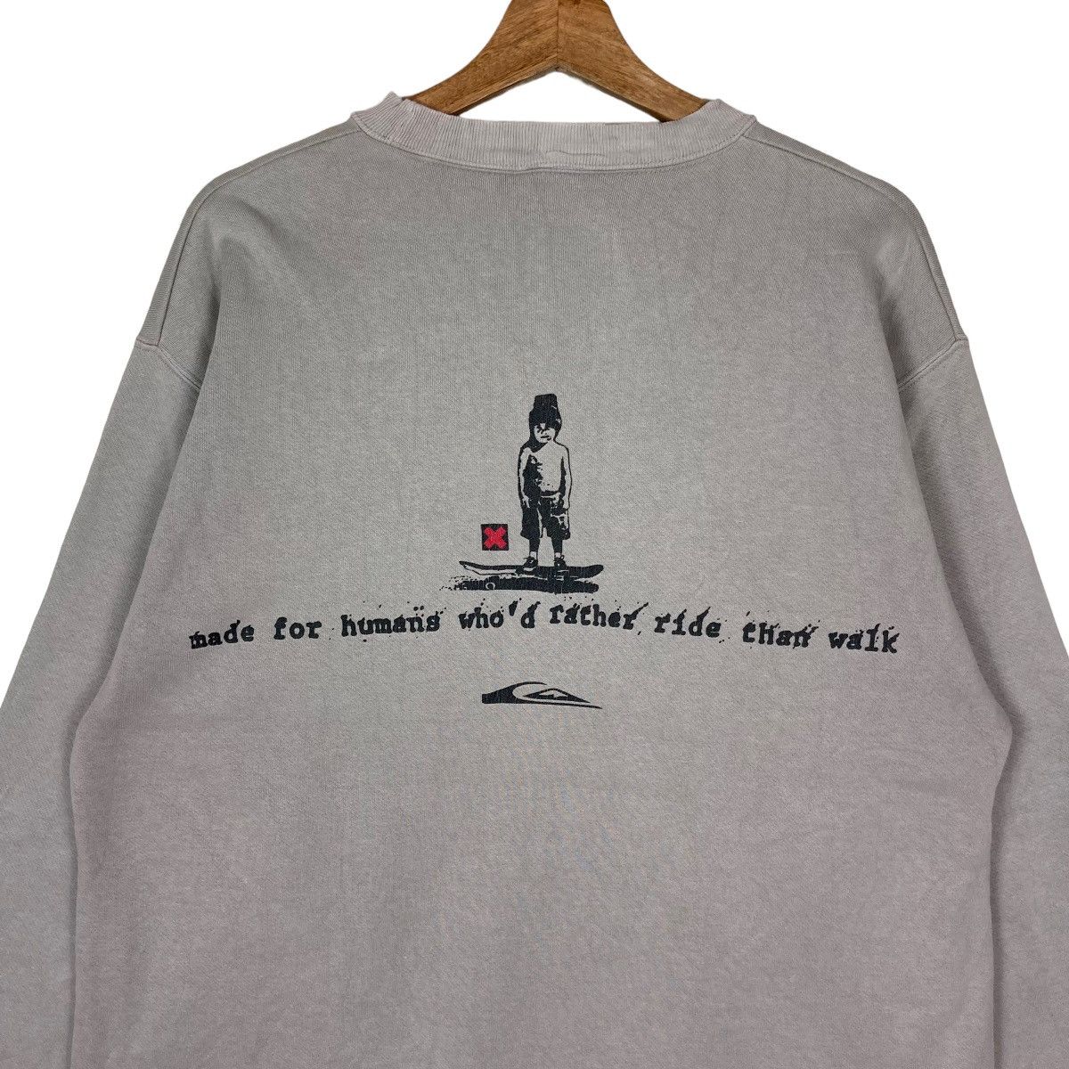 Quiksilver Vintage Quiksilver Spell Out Pullover Jumper Sweatshirt Size US M / EU 48-50 / 2 - 6 Thumbnail