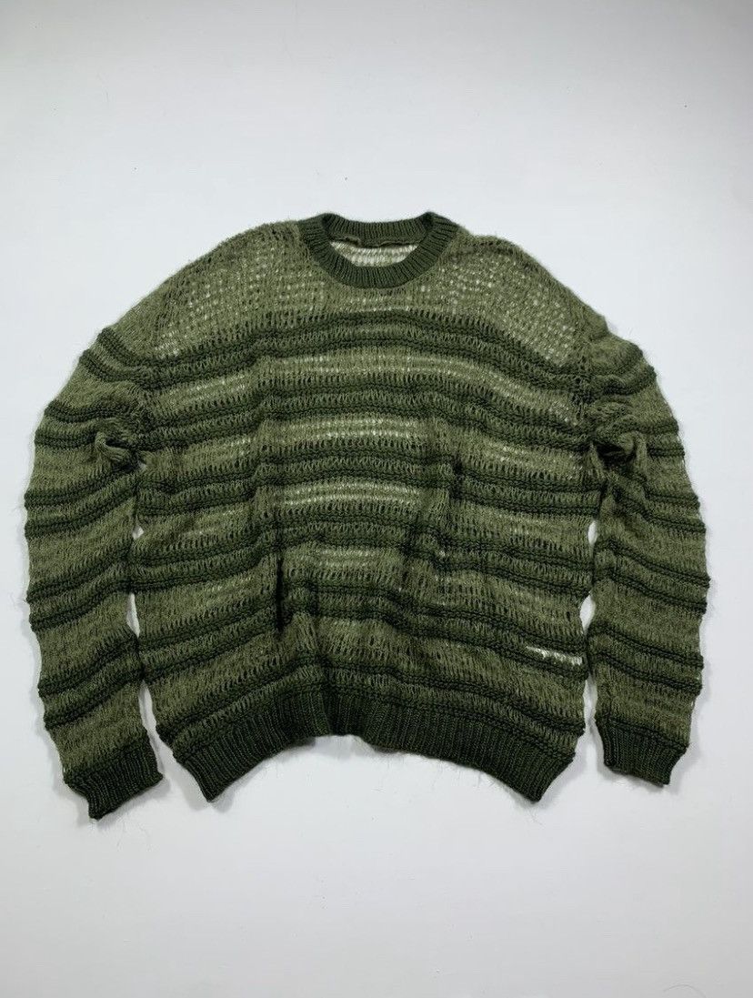 Beauty Beast Stripe grunge Distressed curt cobain style sweater Size US L / EU 52-54 / 3 - 1 Thumbnail