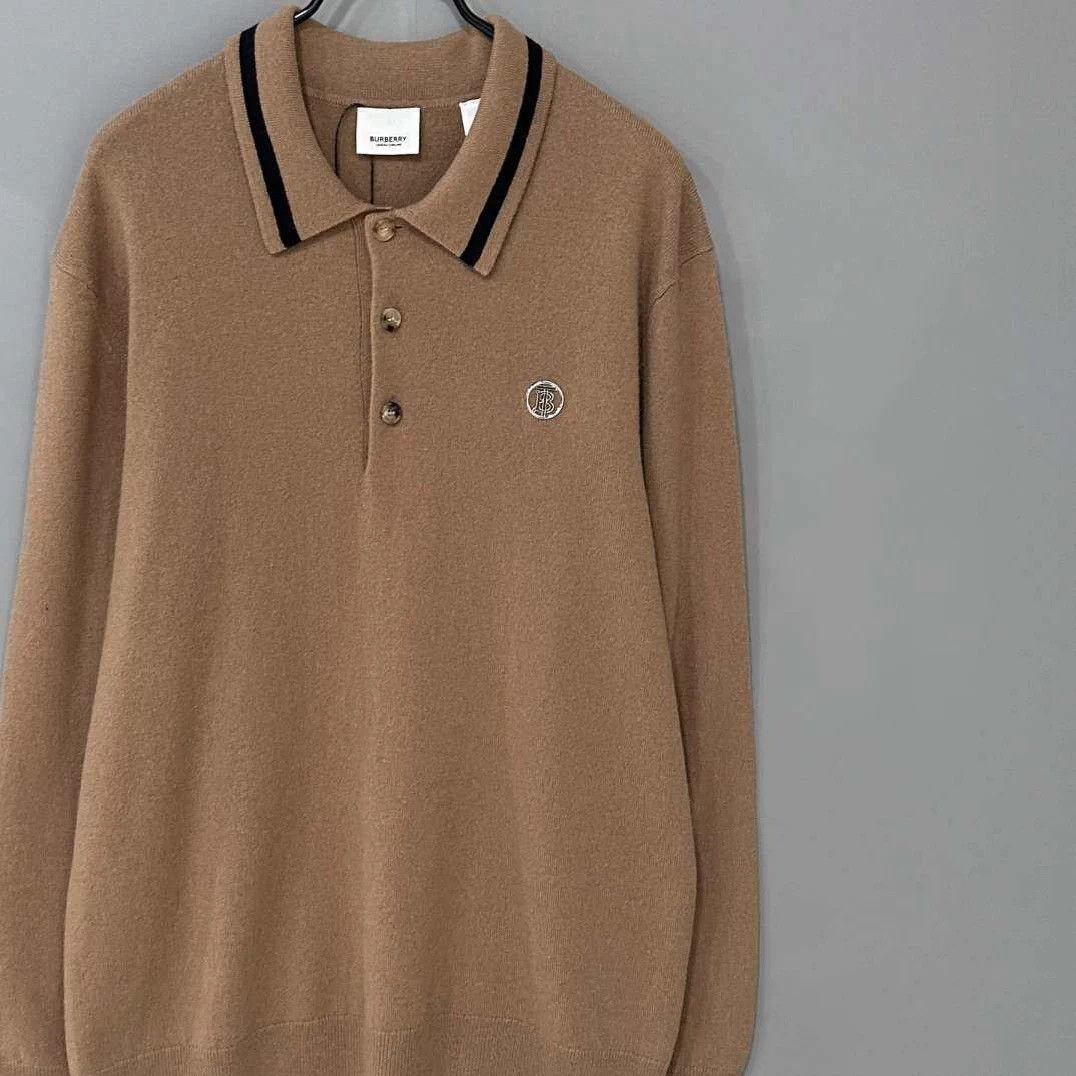 Burberry BURBERRY camel cashmere knit sweater L Size US L / EU 52-54 / 3 - 2 Thumbnail