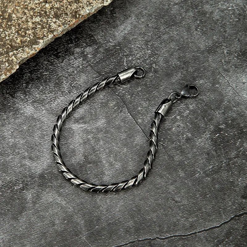 Other Punk Rock Retro Link Chain Bracelet Bangles Gift For Him Size ONE SIZE - 3 Thumbnail
