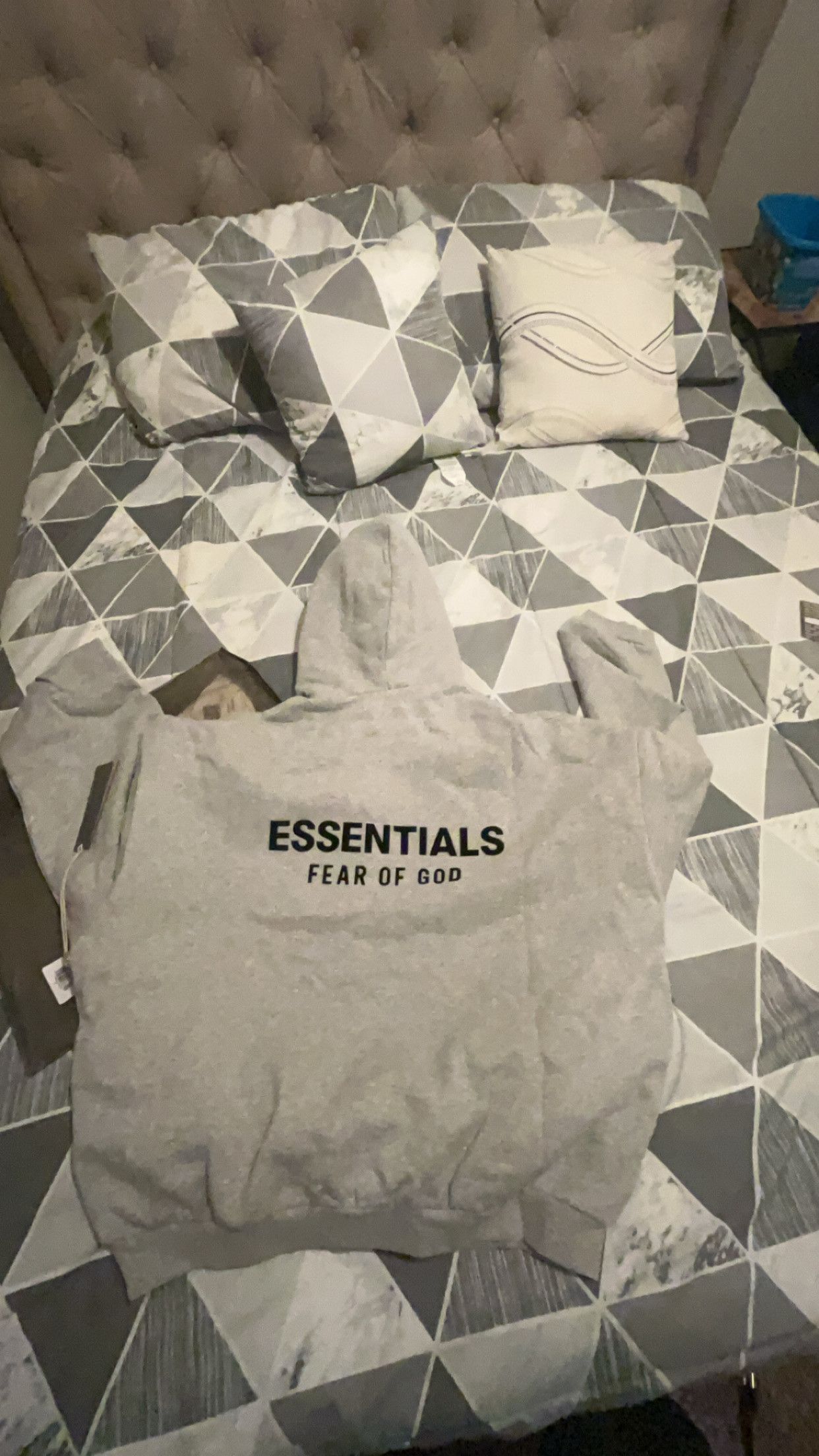 Essentials essentials heather grey hoodie Size US L / EU 52-54 / 3 - 7 Thumbnail