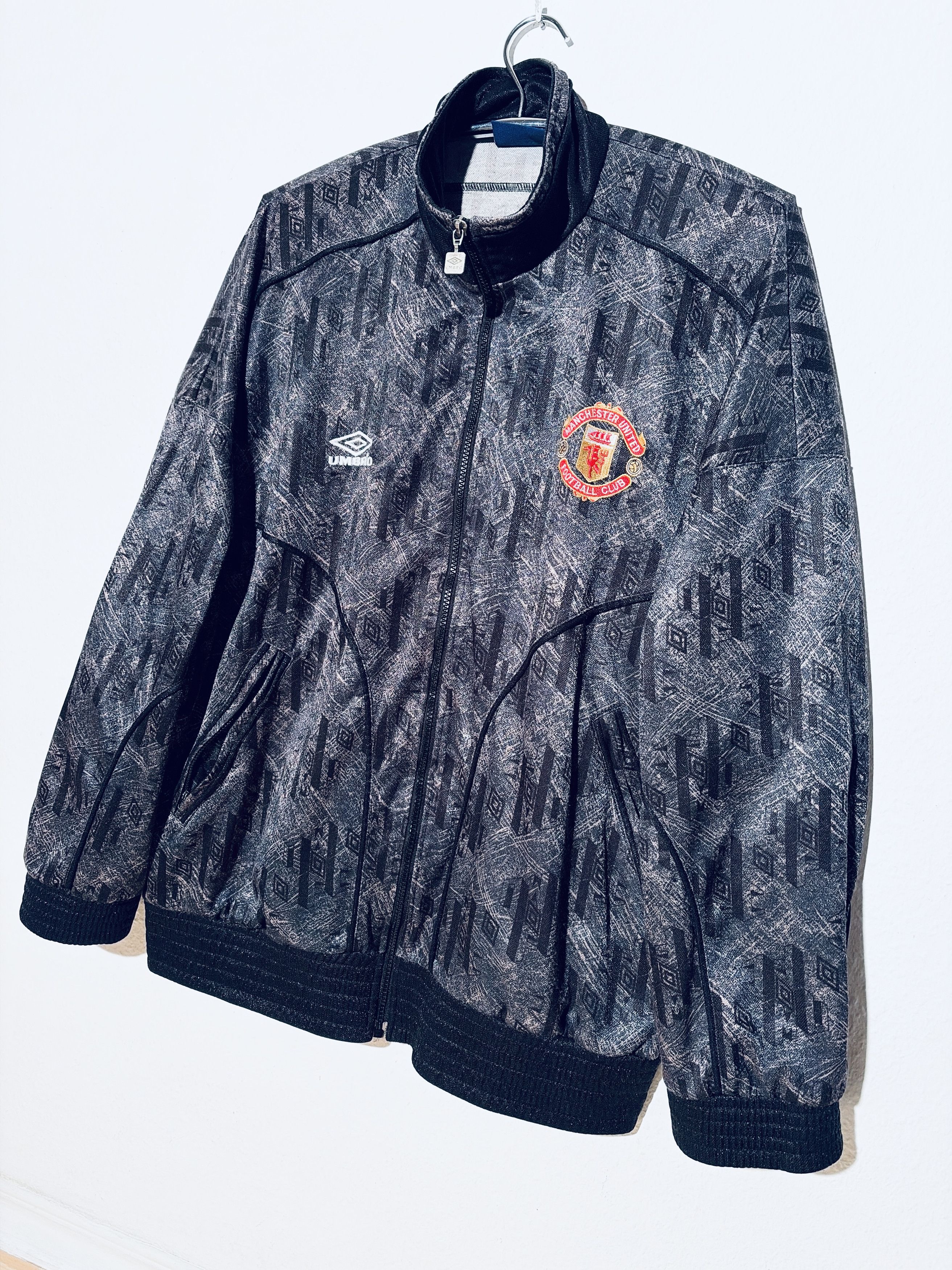 Umbro Manchester United Training Jacket 1992 1993 Size US L / EU 52-54 / 3 - 3 Thumbnail