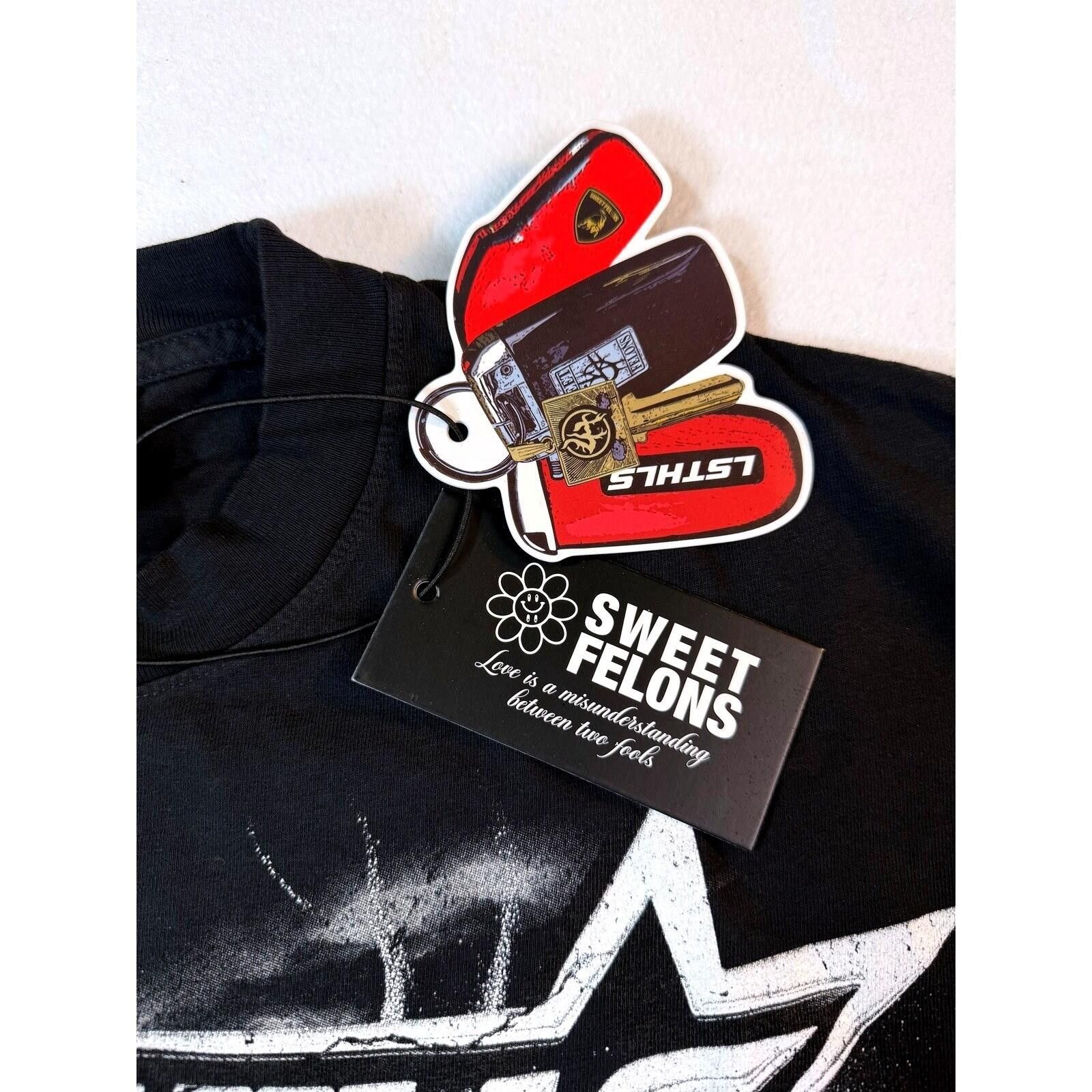 Other Sweet Felons Lost Hills TShirt Mens M Skull AOP Streetwear Size US M / EU 48-50 / 2 - 5 Thumbnail