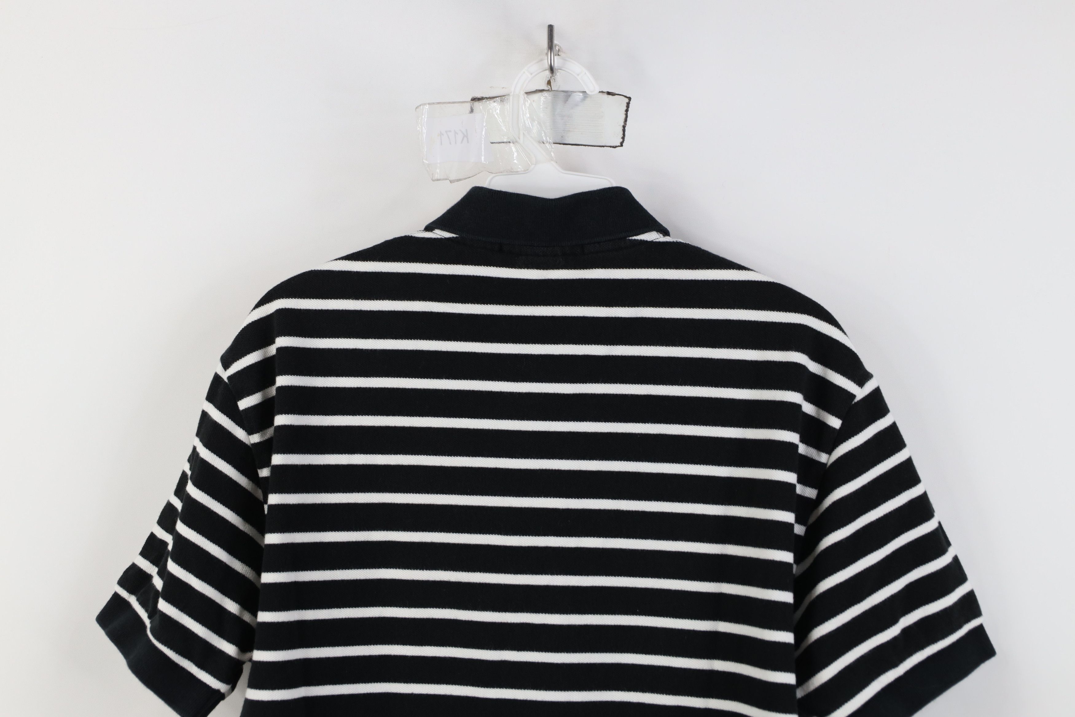 Polo Ralph Lauren Vintage 90s Ralph Lauren Pique Cotton Golf Polo Shirt Black Size US M / EU 48-50 / 2 - 11 Thumbnail