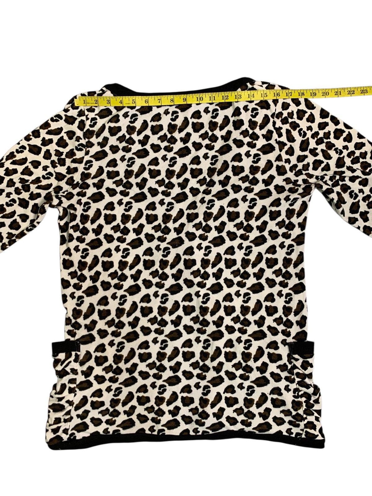 Japanese Brand Rare Design T-Mind Leopard Cardigans Size L / US 10 / IT 46 - 8 Thumbnail
