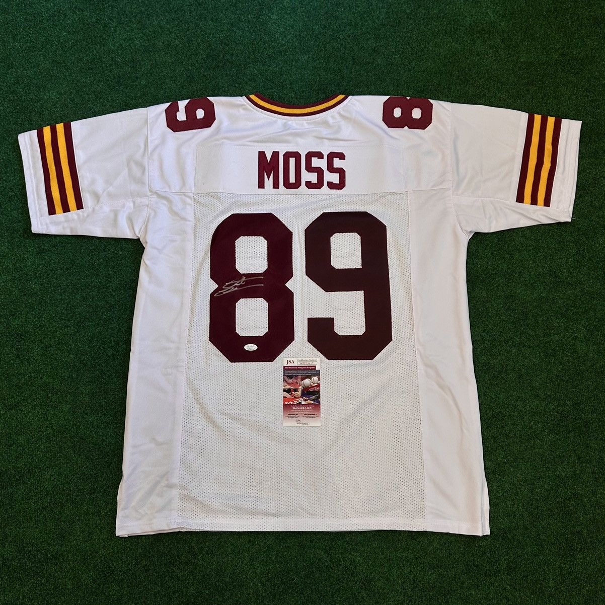 その他 NFL REDSKINS MOSS 89 Reebok 2005-06 Washington Redskins Moss #89 Reebok On Field Jersey