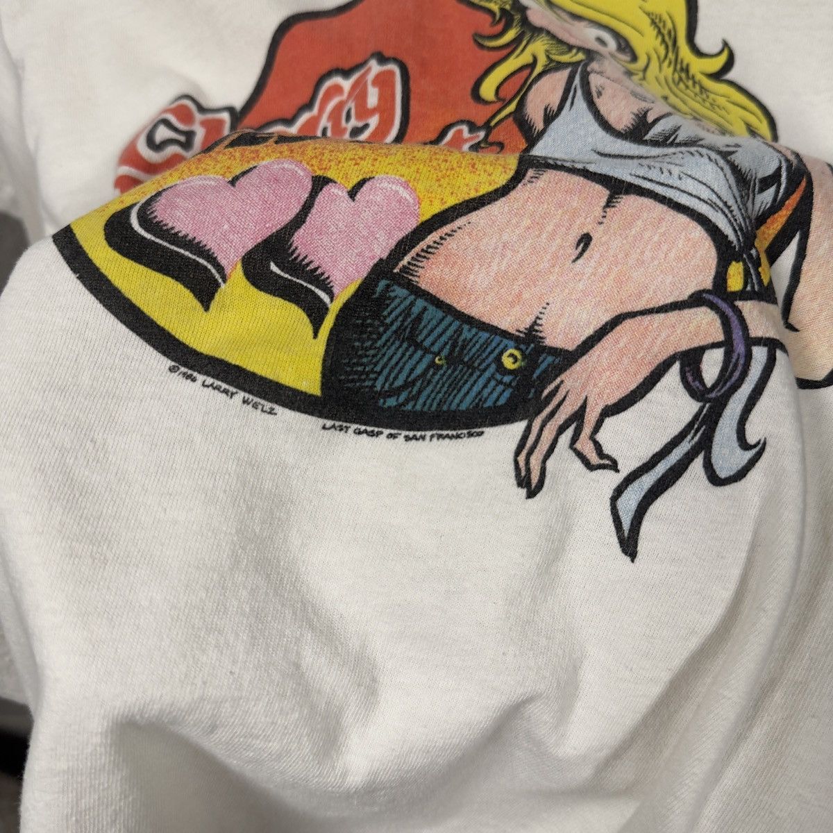 Vintage 80s Thrashed Faded Cherry Poptart Shirt ERD Grunge Pornstar Size US S / EU 44-46 / 1 - 9 Thumbnail