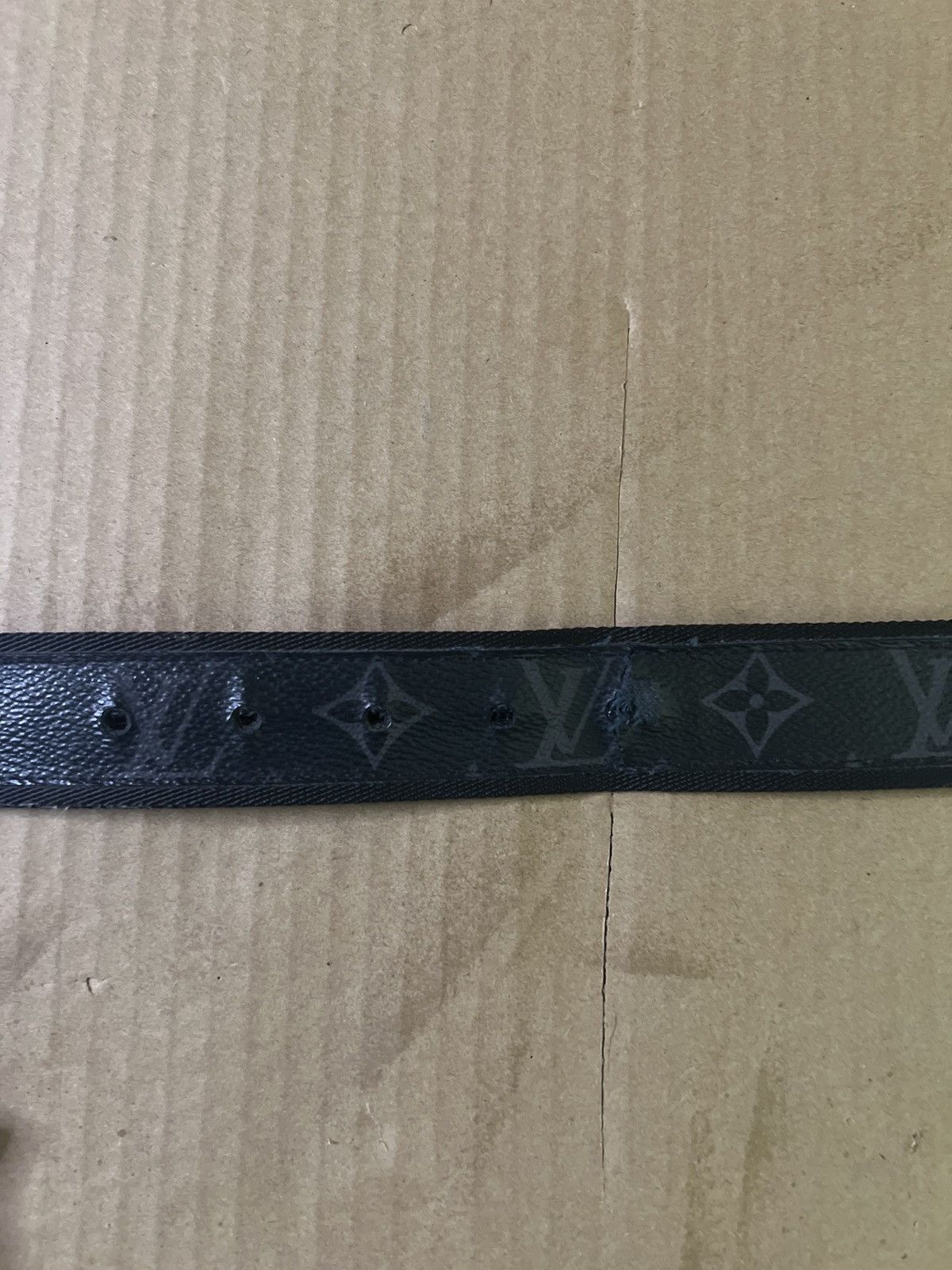 Louis Vuitton Louis Vuitton M0232 Belt Monogram Eclipse Signature 95/36 Size 36 - 5 Thumbnail