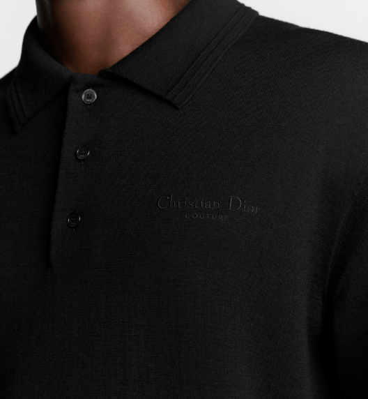Dior o1w1db11025 493M80 Dior Couture Polo Shirt in Black Size US M / EU 48-50 / 2 - 7 Thumbnail