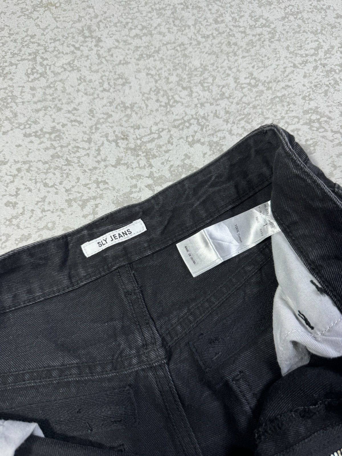 If Six Was Nine Baggy💥SLY JEANS Acid Cargo Pants Size US 29 - 10 Thumbnail