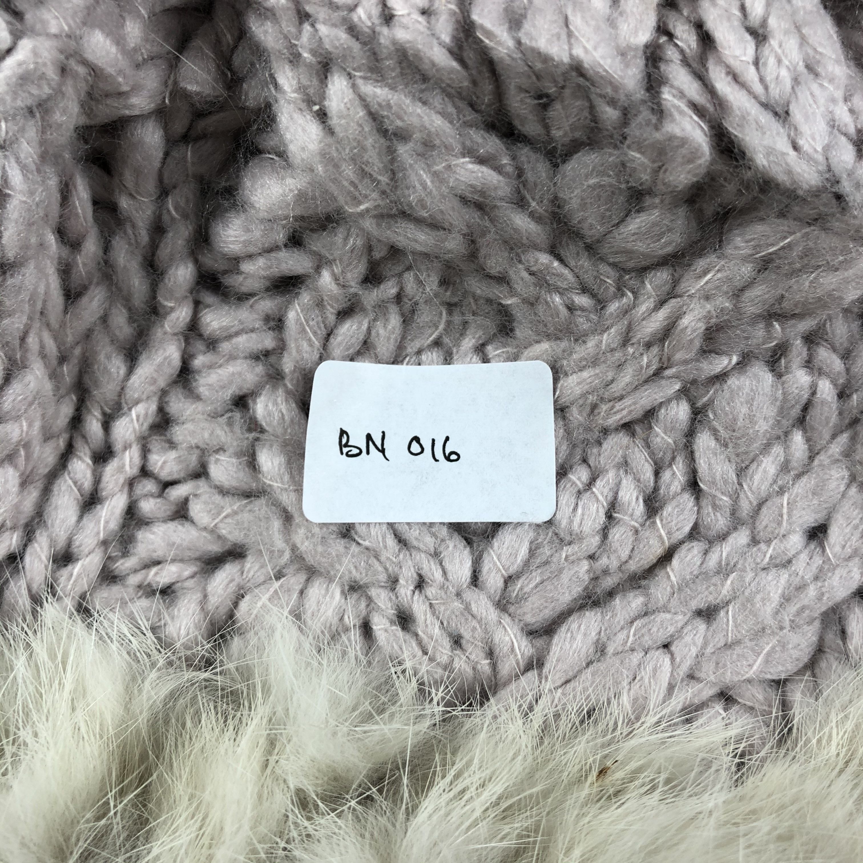 Japanese Brand Japanese Faux Fur Knit Beanie Size ONE SIZE - 6 Thumbnail
