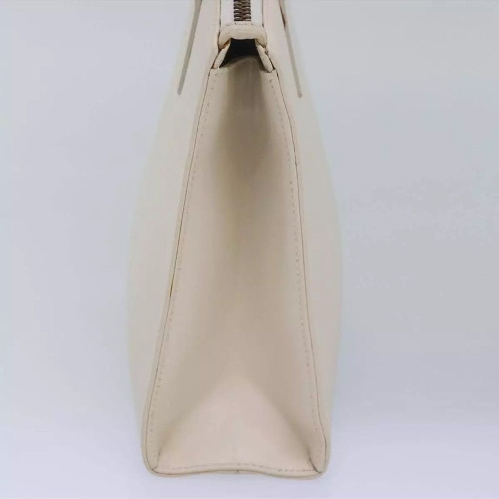 Gucci Gucci Cream Leather Tote with Structured Design Size ONE SIZE - 5 Thumbnail