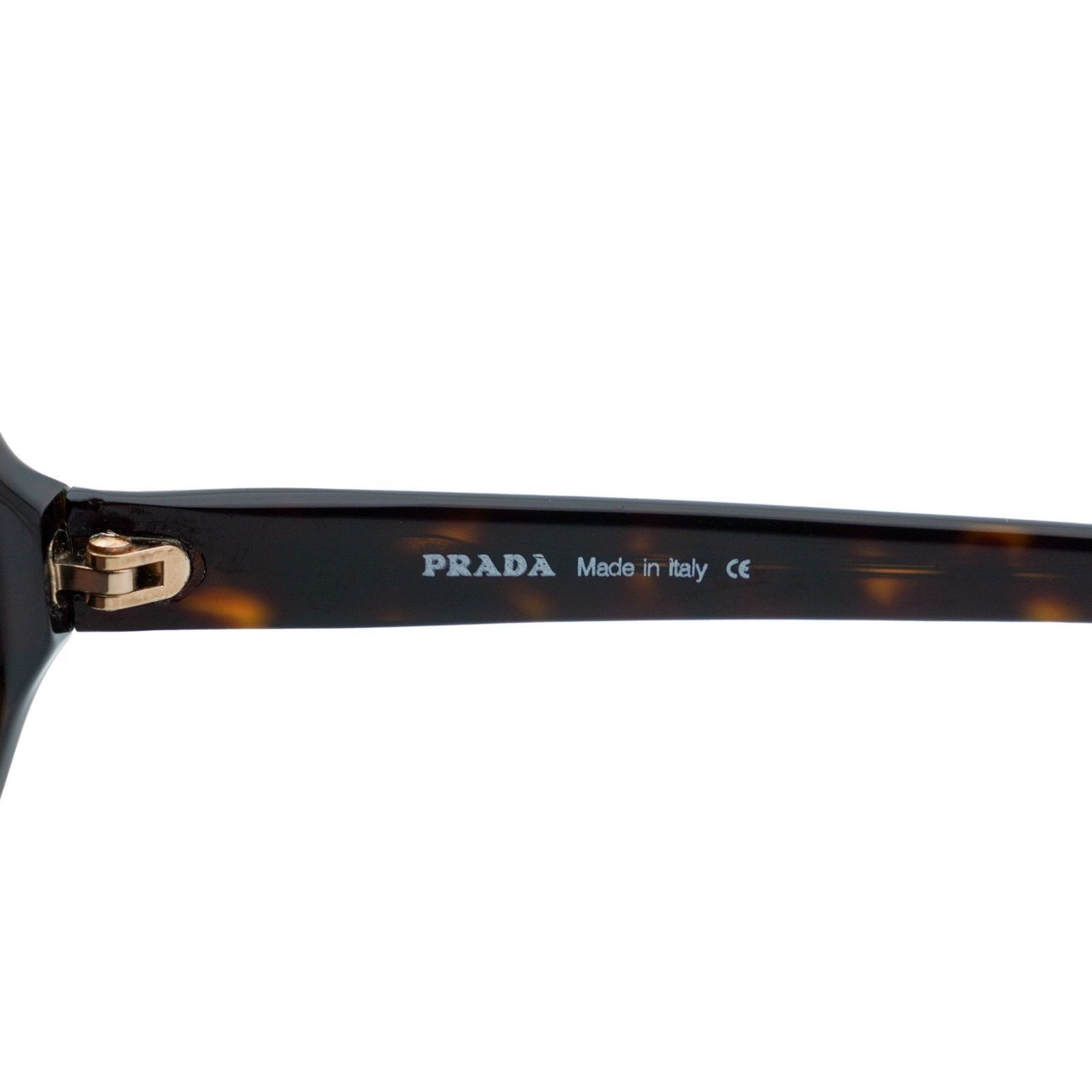 Prada Vintage Prada VPR 18B Logo Tortoise Rectangular Sunglasses Size ONE SIZE - 6 Thumbnail