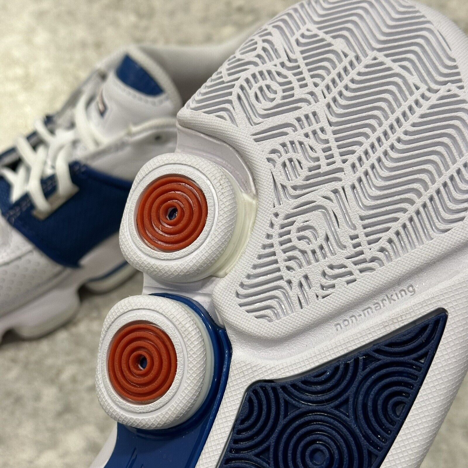 Adidas Size 7 - adidas Gil Zero Restomod White Blue Orange Gilbert Size US 7 / EU 40 - 12 Thumbnail
