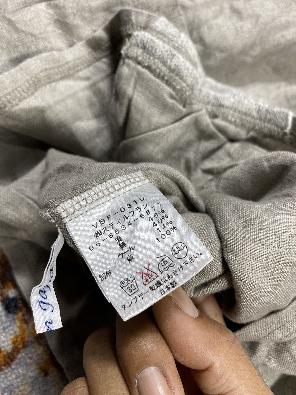 Beauty Beast × If Six Was Nine × Japanese Brand Rare Vintage Vent Blanc Linen japanese double pocket cropped Size US L / EU 52-54 / 3 - 8 Thumbnail