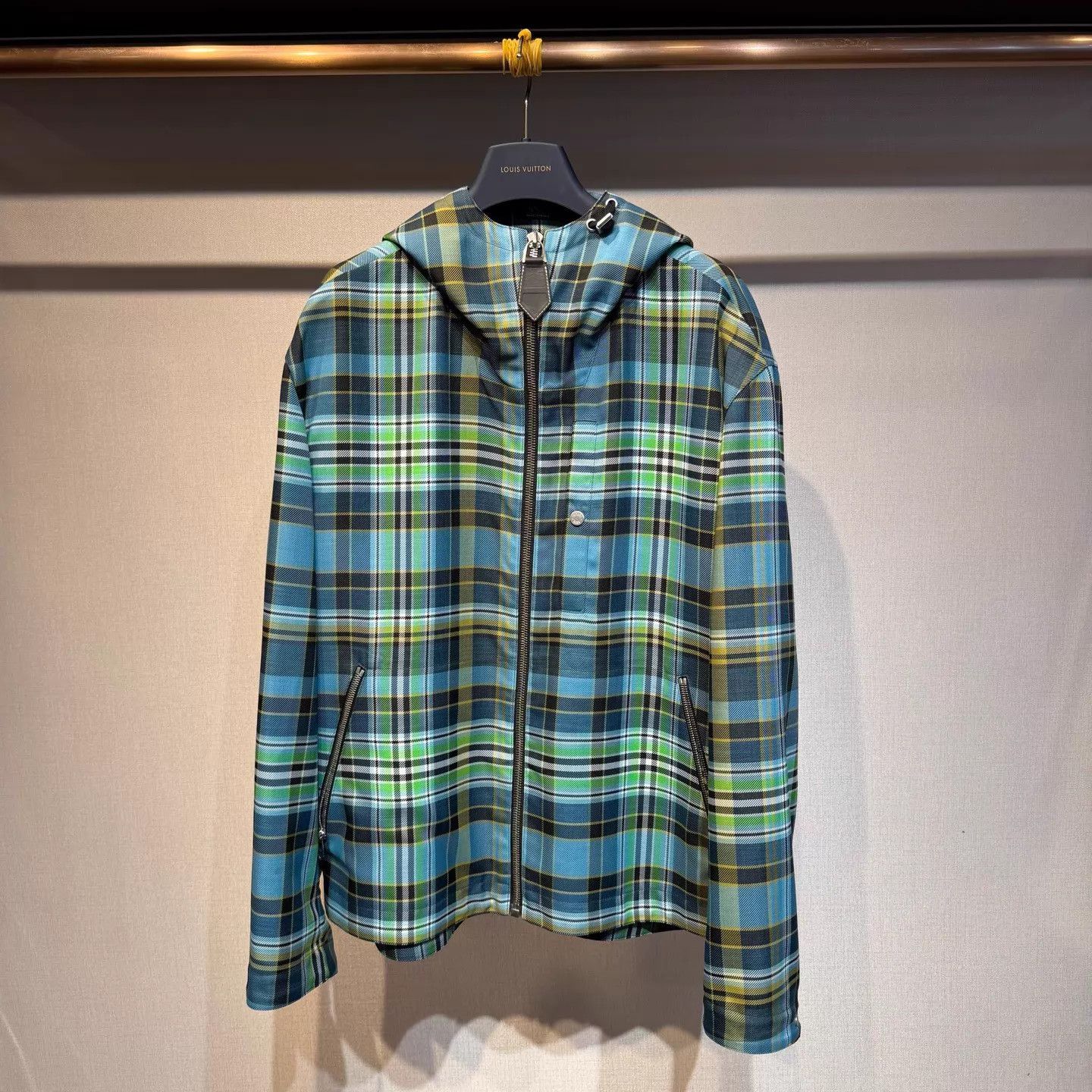 Hermes Hermes BG Check Tech Shirt Hooded Jacket Size 46 Size US S / EU 44-46 / 1 - 1 Thumbnail