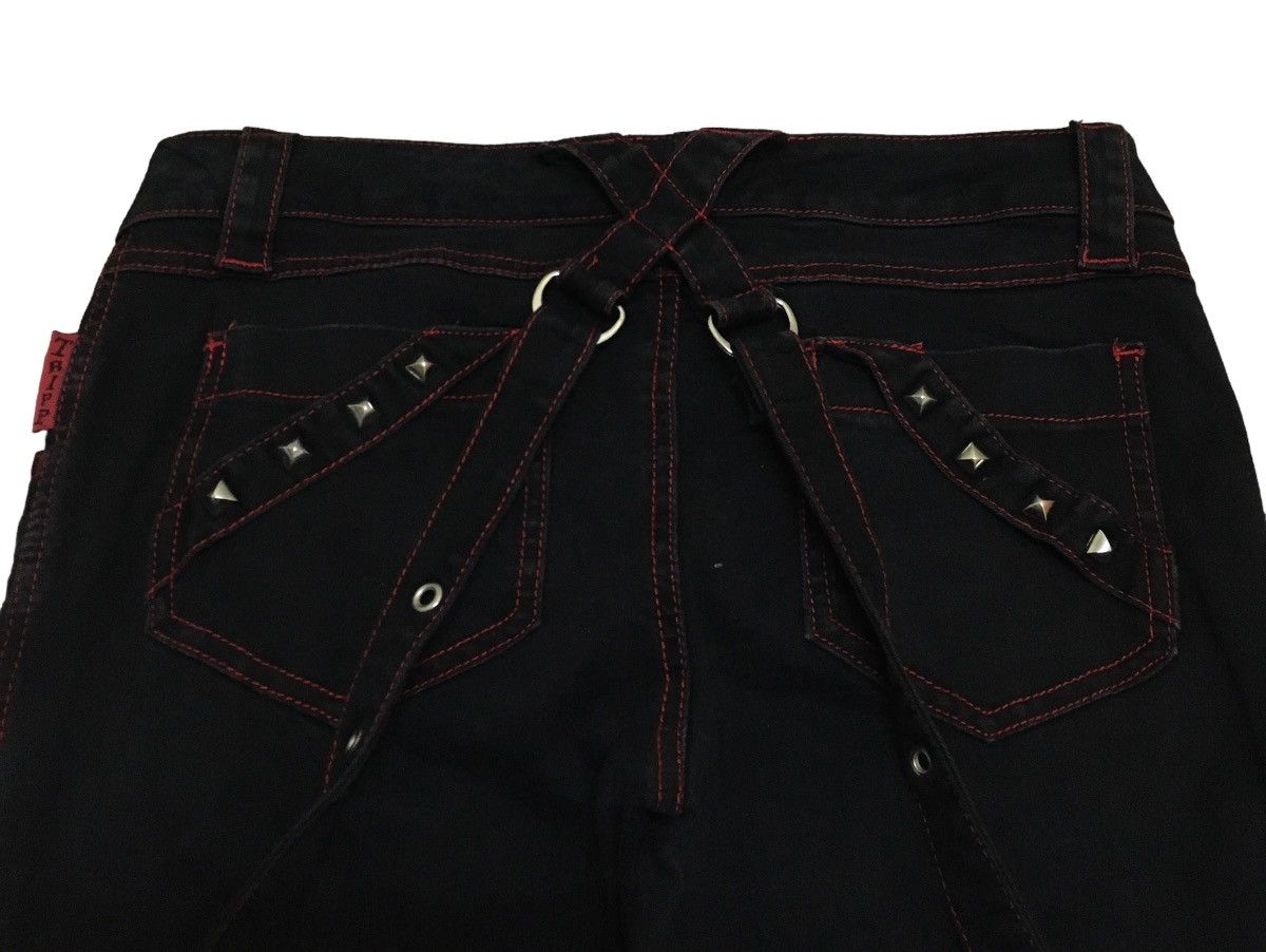 If Six Was Nine Rare Design Vintage Tripp Bondage Avant Garde Pants 1990s Size US 30 / EU 46 - 4 Thumbnail