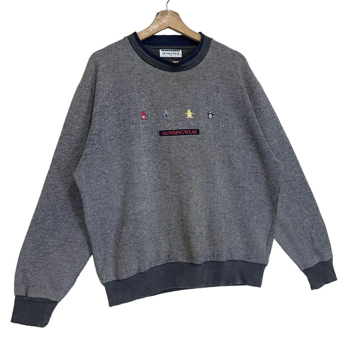 Japanese Brand Musing Wear Big Logo Crewneck Sweatshirt Size US M / EU 48-50 / 2 - 2 Thumbnail