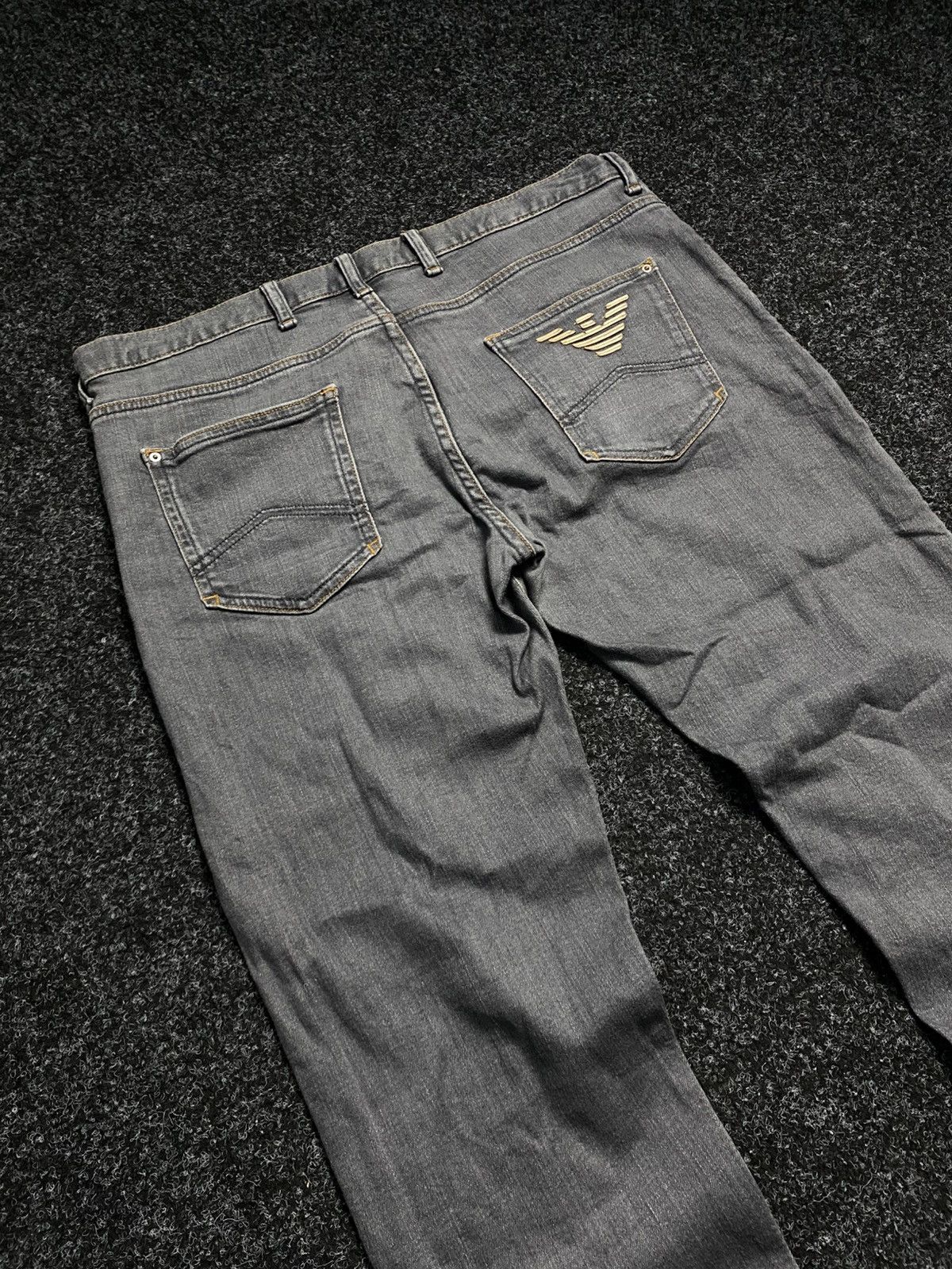 Armani × Vintage Vintage 90s Armani Jeans Baggy Pocket Logo Size US 34 / EU 50 - 12 Thumbnail