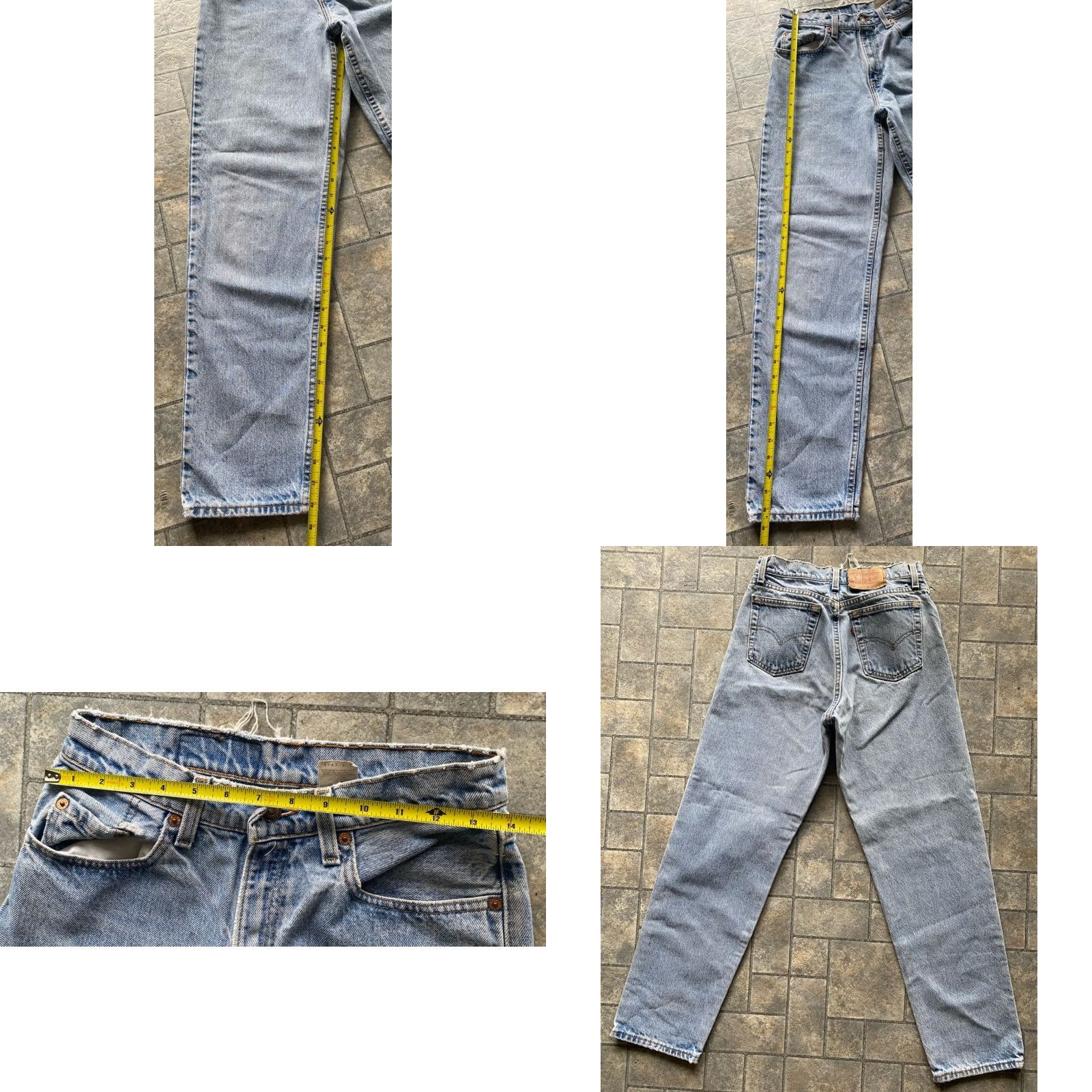 Levi's VINTAGE Levi’s 560 Jeans Women’s Blue 7 Loose Regular Fit Straight Leg USA Size 28" / US 6 / IT 42 - 8 Thumbnail