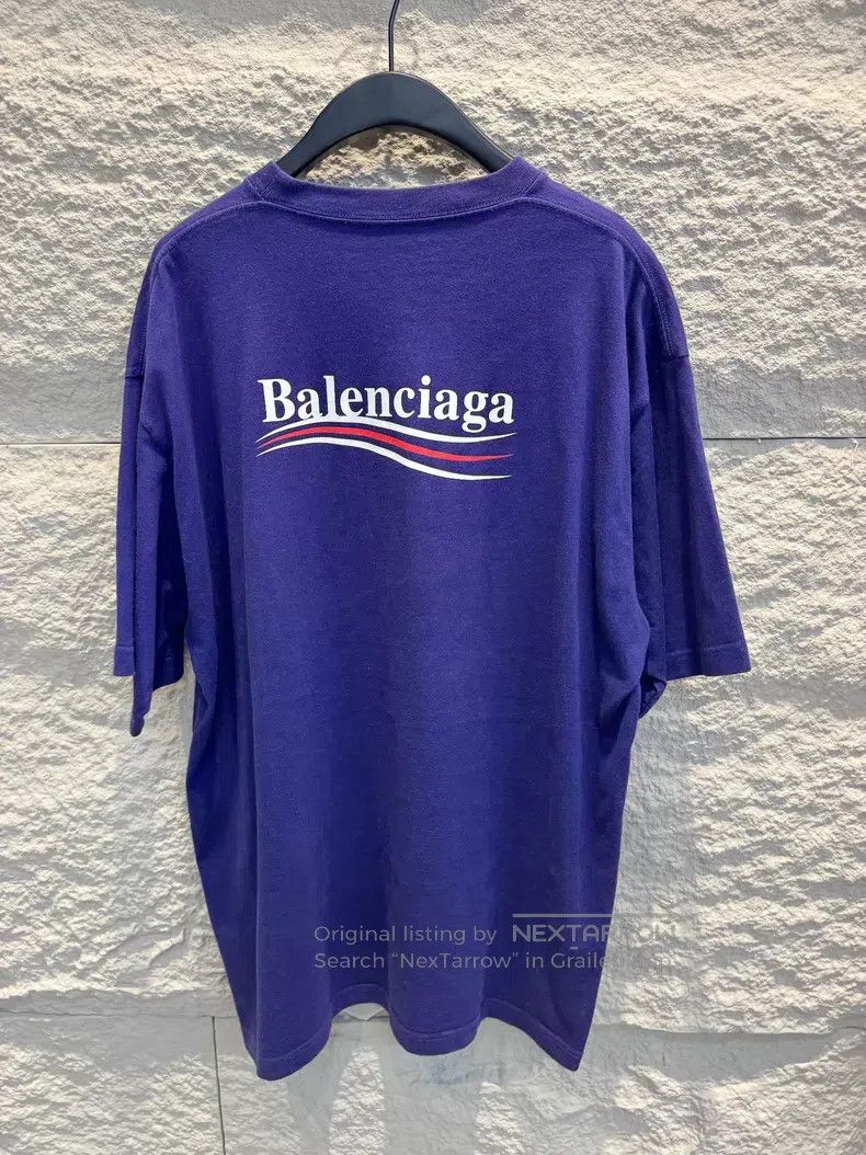 Balenciaga Balenciaga Blue Coca-Cola Logo Short Sleeve T-Shirt Size US S / EU 44-46 / 1 - 4 Thumbnail