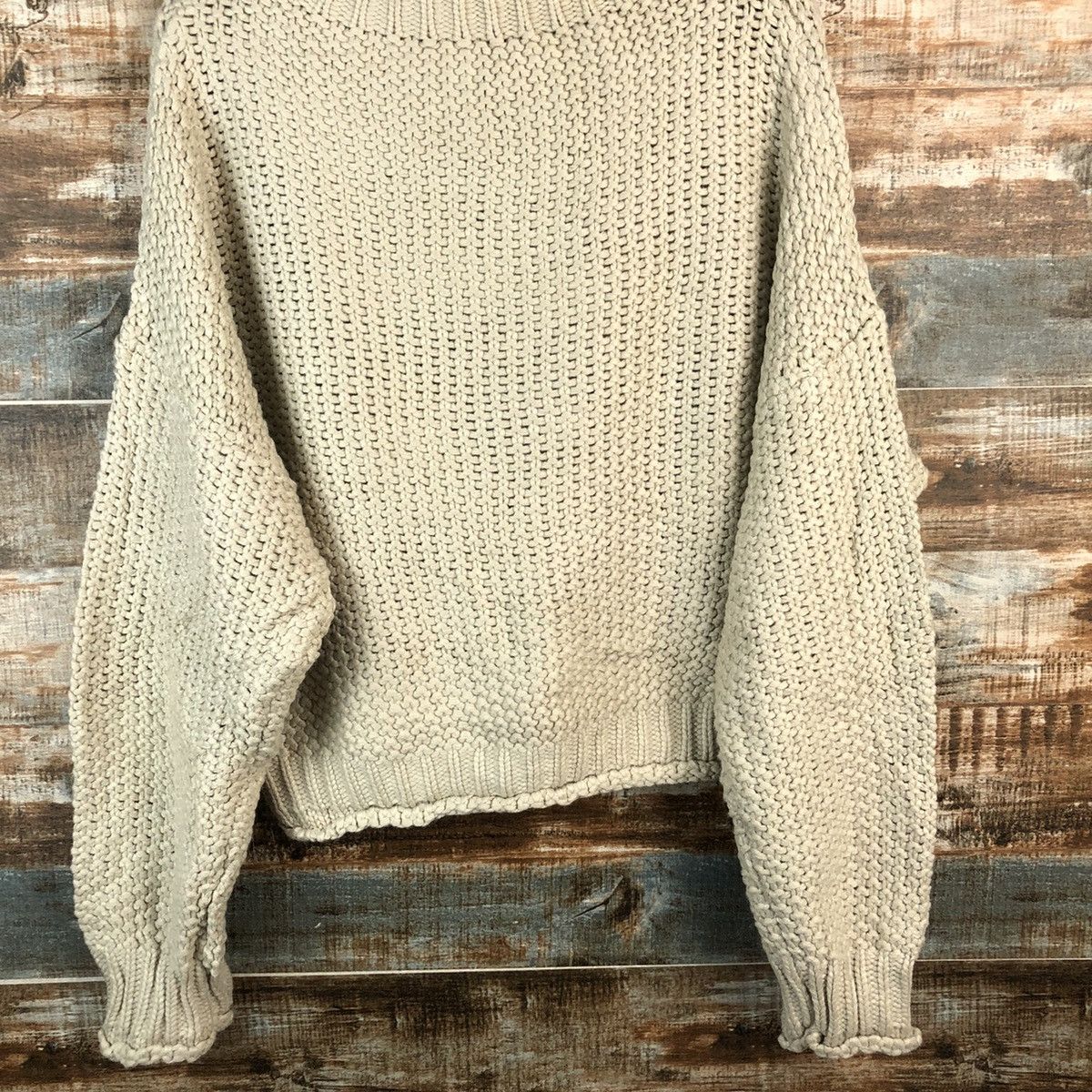 Aran Isles Knitwear La Hemme Turtle Neck cable crochet Knitwear #A2488 Size US M / EU 48-50 / 2 - 3 Thumbnail