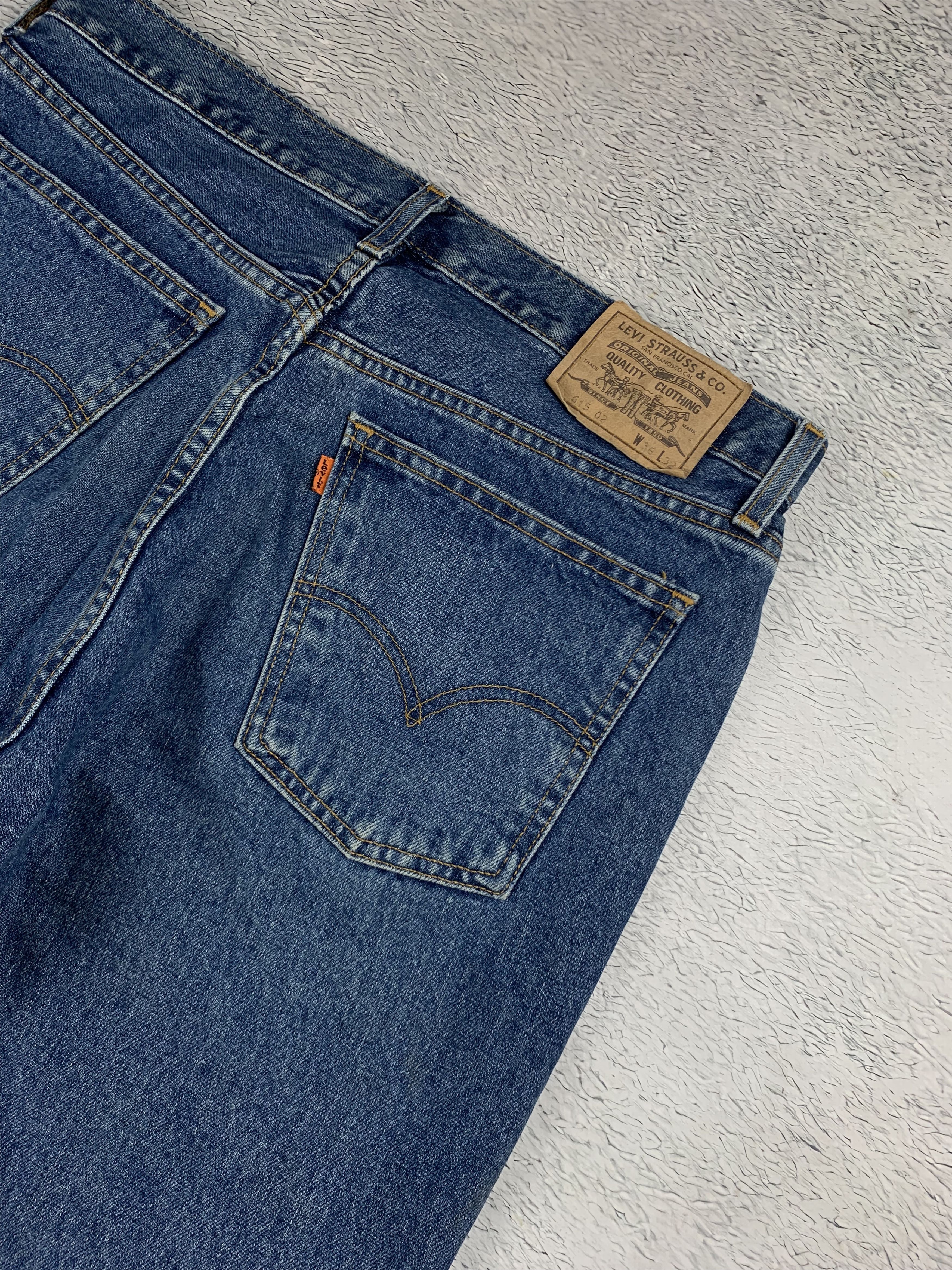Japanese Brand × Levi's × Vintage Levis 90s Vintage jeans orange tag 612 model Size US 36 / EU 52 - 2 Thumbnail