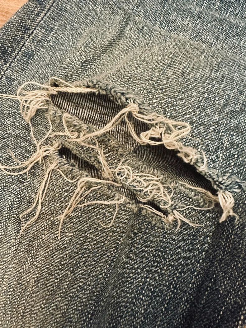 Saint Laurent Paris Saint Laurent Paris The first generation cut jeans with a Size US 28 / EU 44 - 4 Thumbnail