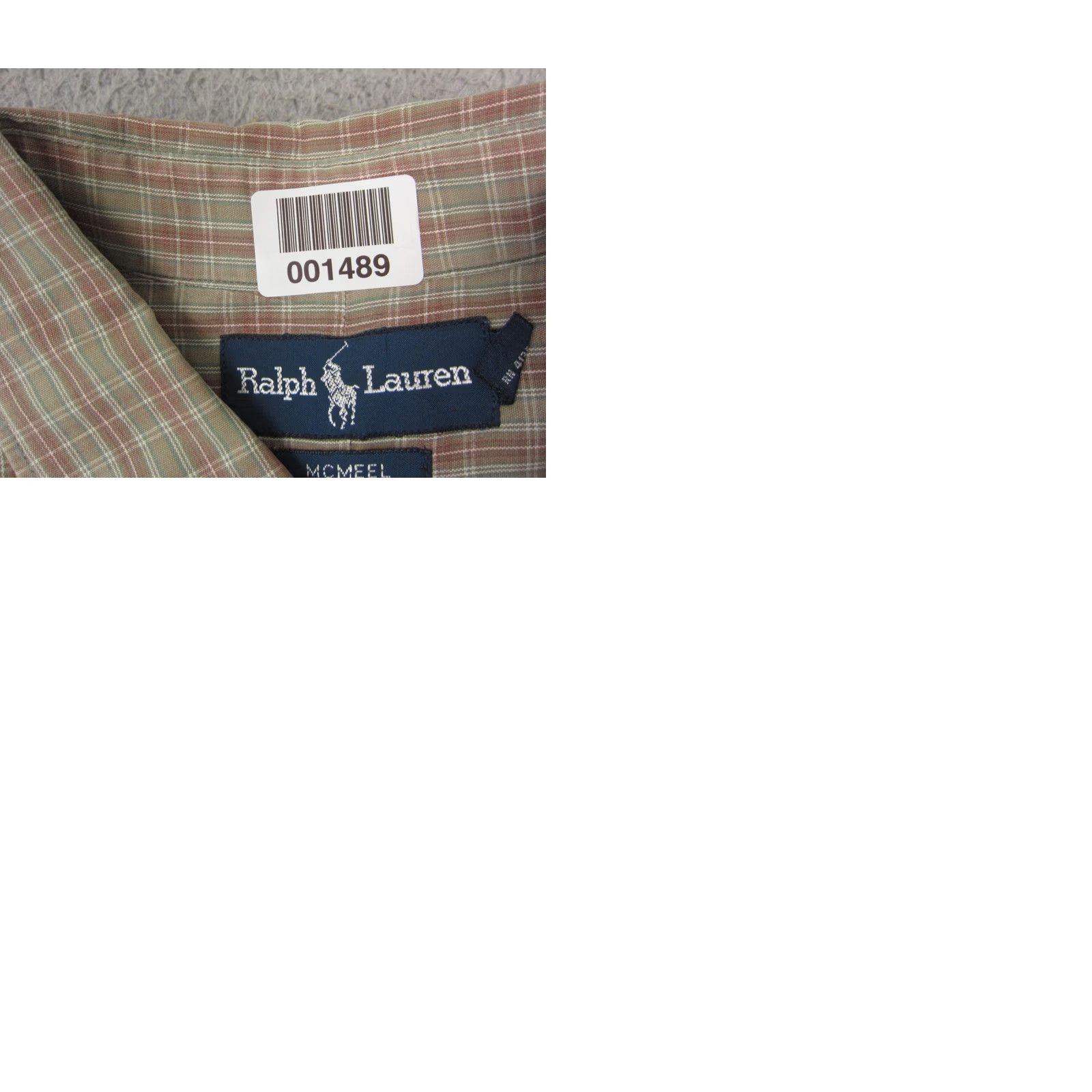 Ralph Lauren VINTAGE Ralph Lauren Shirt Mens L Green Red Gray Pony Plaid McMeel Pocket Button-Up Size US L / EU 52-54 / 3 - 9 Thumbnail