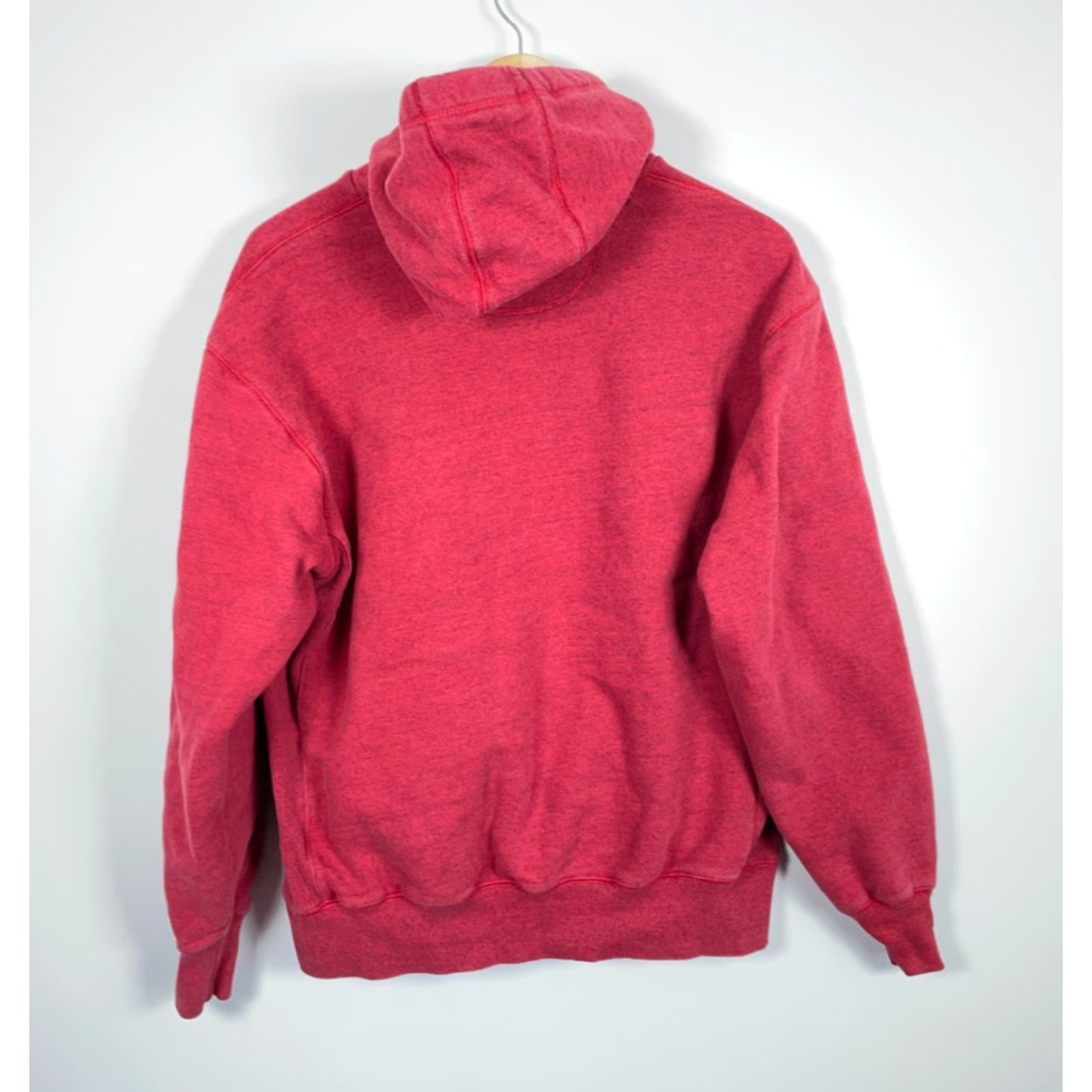Under Armour Under armour Project Rock Hoodie Mens Large Red Drawstring Pullover Sweatshirt Size US L / EU 52-54 / 3 - 2 Thumbnail