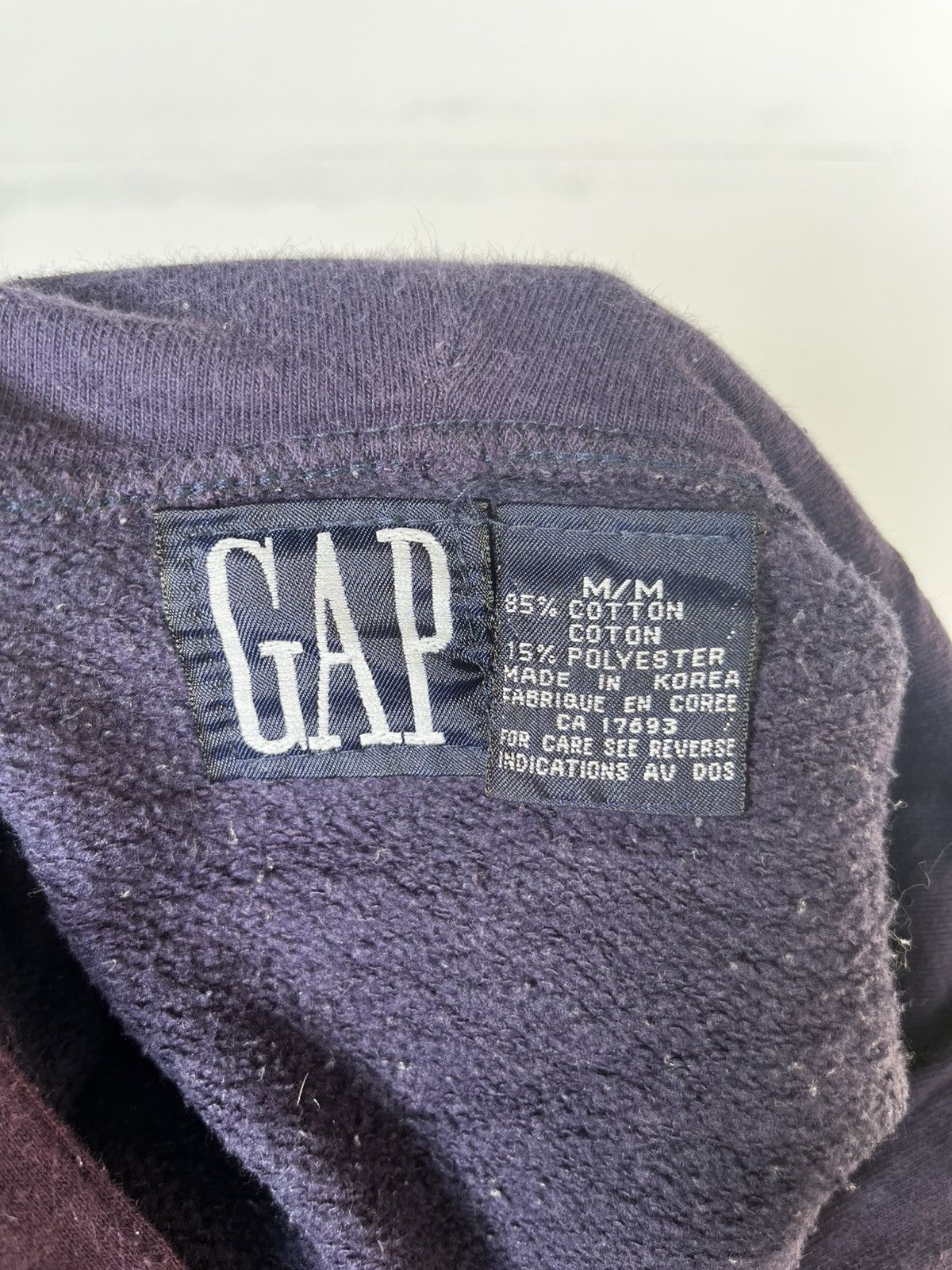Gap Vintage 90s Gap Hoodie Size US M / EU 48-50 / 2 - 4 Thumbnail