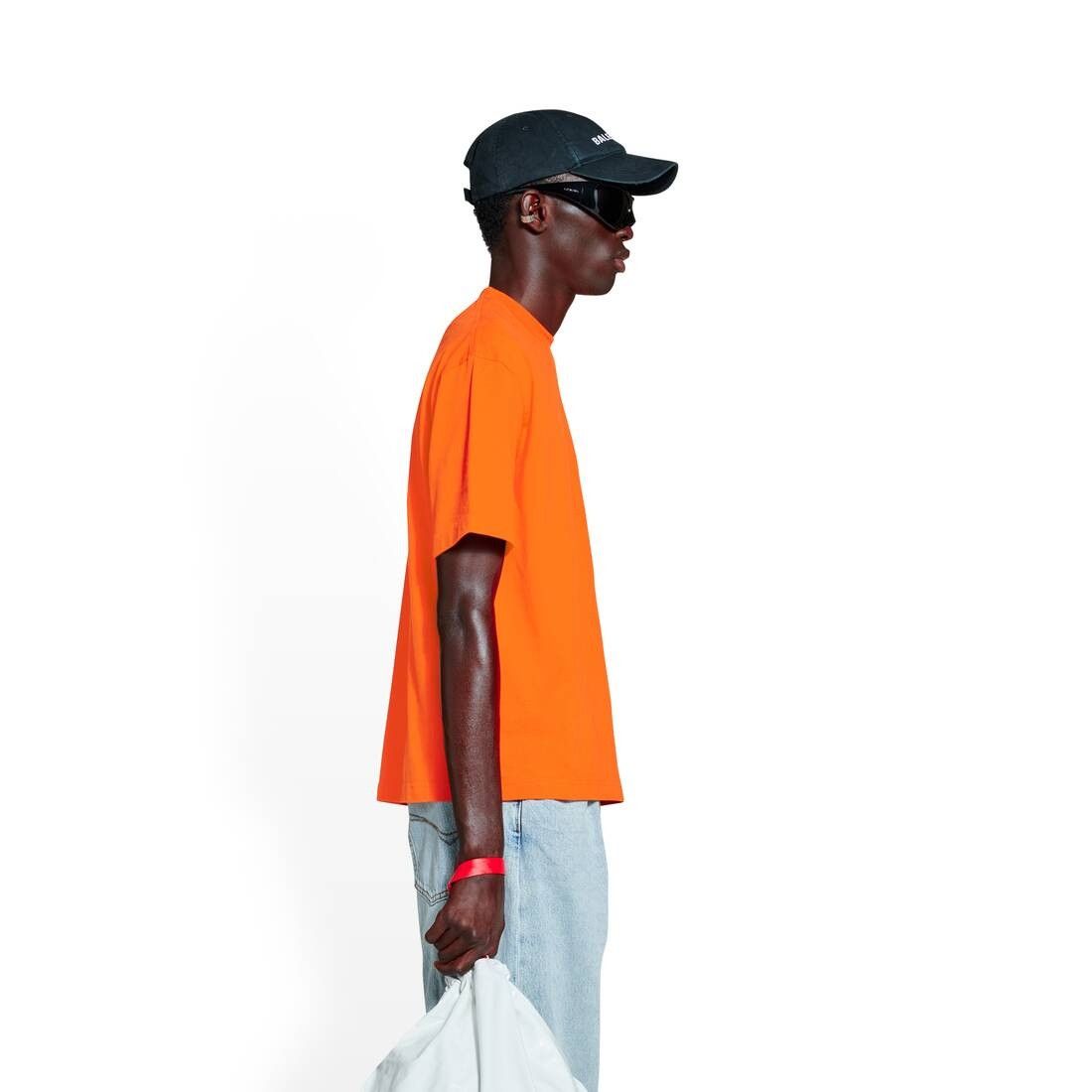 Balenciaga o1mt1gz0724 BB Corp T-Shirt Medium Fit in Orange Size US S / EU 44-46 / 1 - 3 Thumbnail