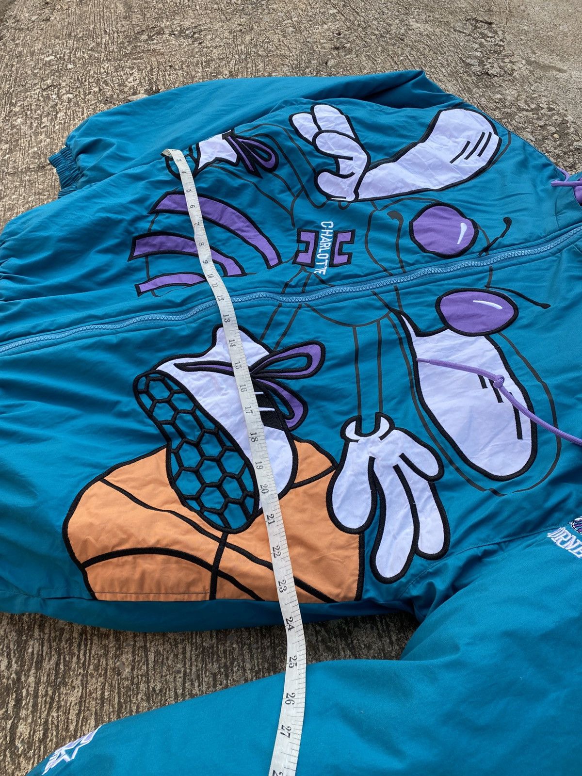 Starter NBA Charlotte Hornets Big LoGo Zip out hoodie Size US L / EU 52-54 / 3 - 10 Thumbnail