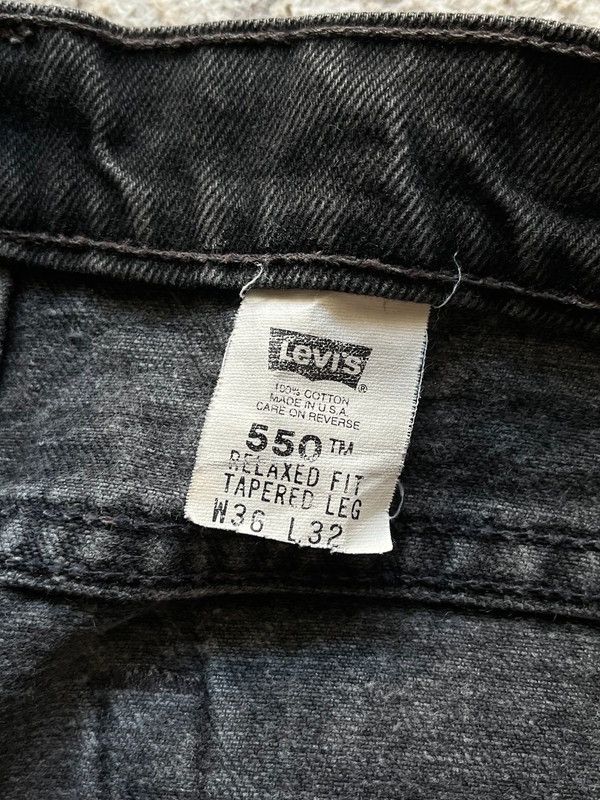 Levi's Levi’s Jeans 550 Sz W36 L32 Made in USA 1996 Vintage Size US 36 / EU 52 - 9 Thumbnail