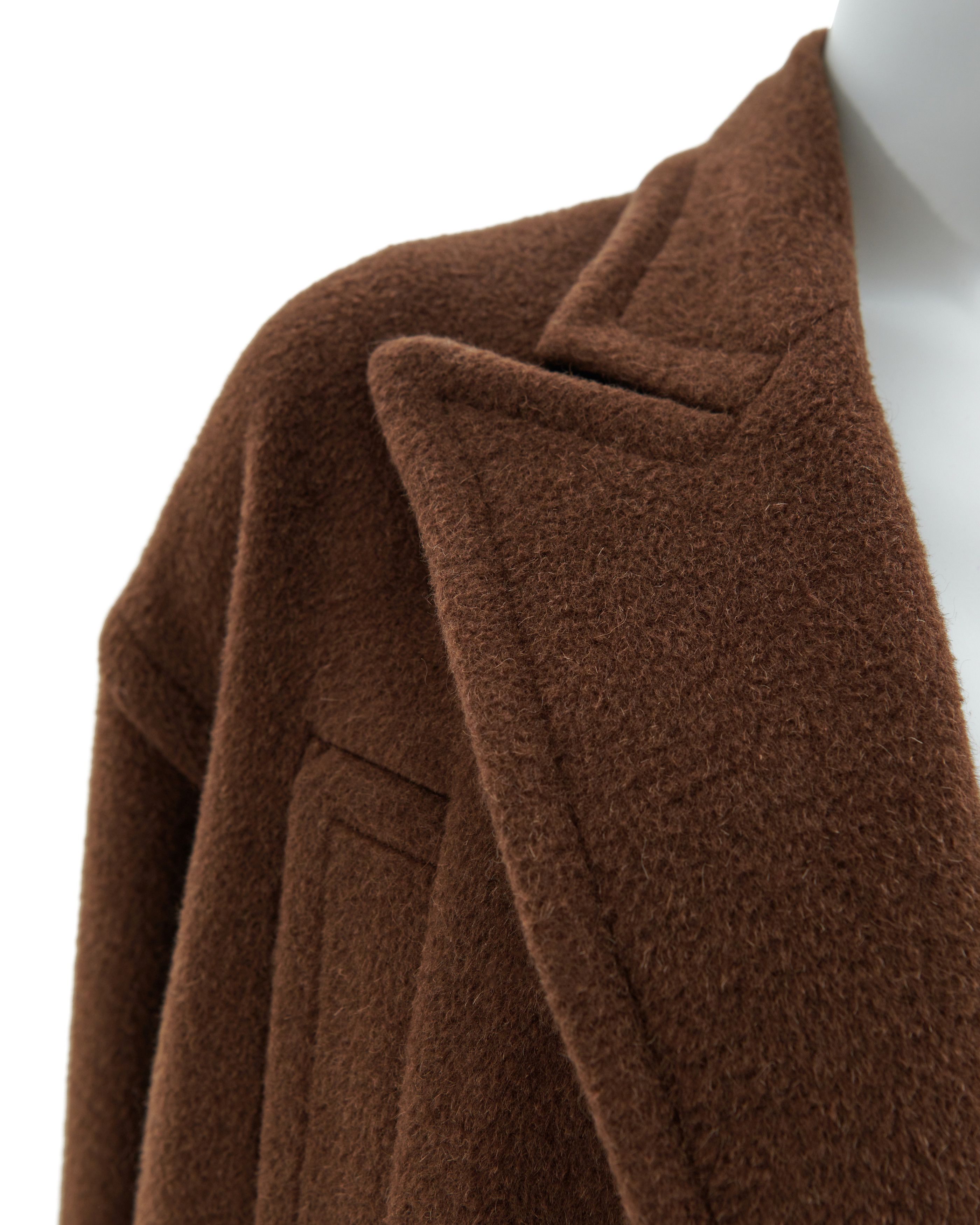 Jean Paul Gaultier F/W 1994 ‘Le Grand Voyage’ Caramel wool coat Size S / US 4 / IT 40 - 6 Thumbnail
