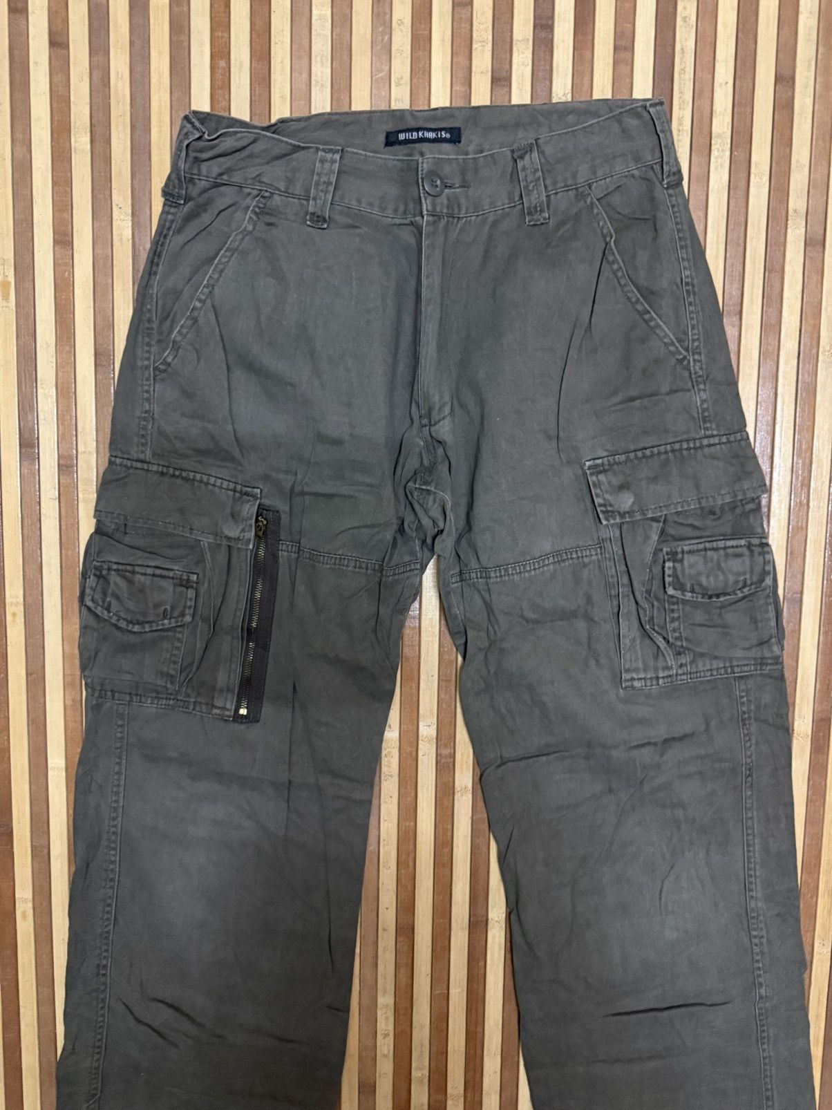 Japanese Brand Wild Khakis Cargo Pants Streetwear / Multipocket / W30X31 Size US 30 / EU 46 - 2 Thumbnail