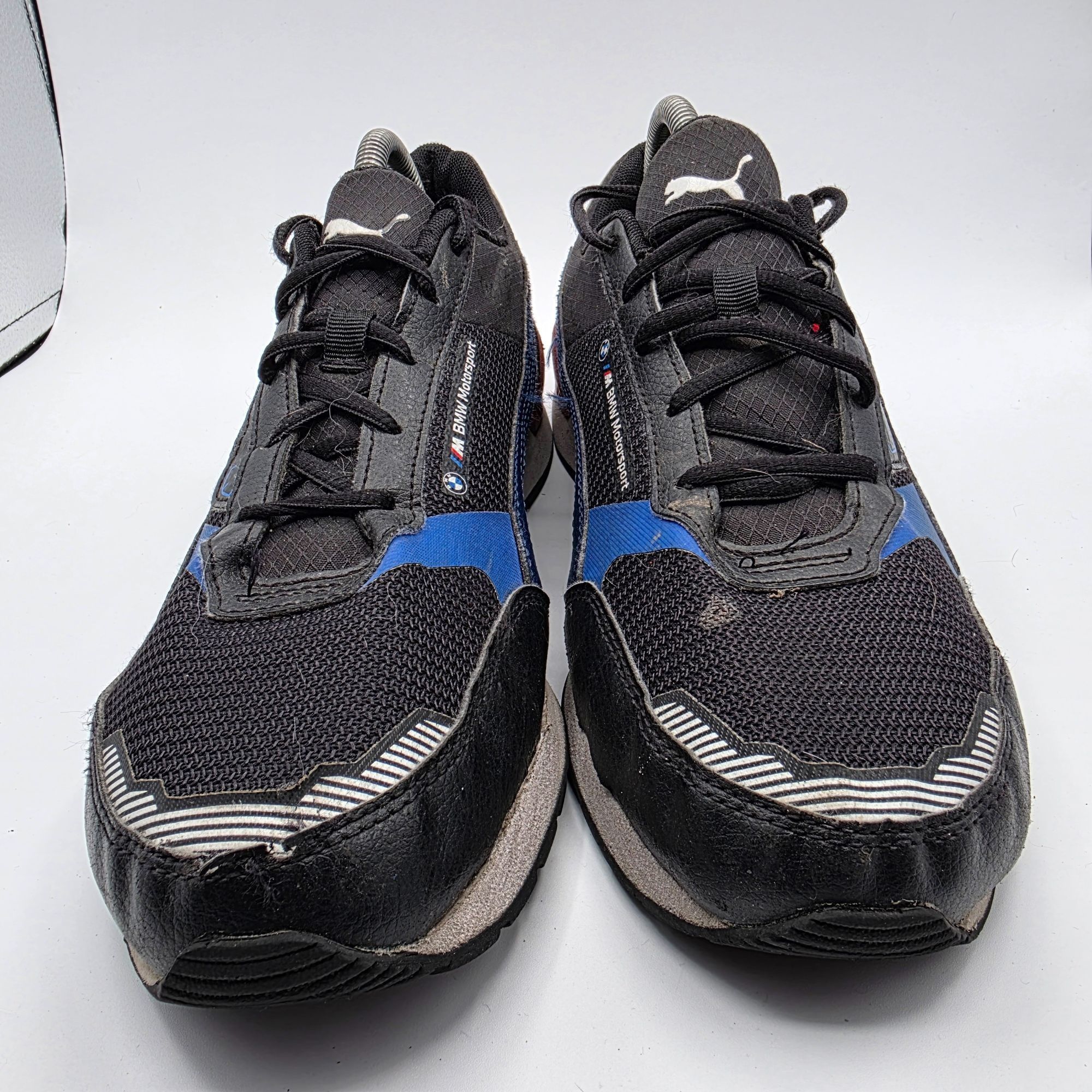 BMW × Puma Puma x BMW Motorsports Track Racer Mens Size 9.5 Black Blue Size US 9.5 / EU 42-43 - 2 Thumbnail