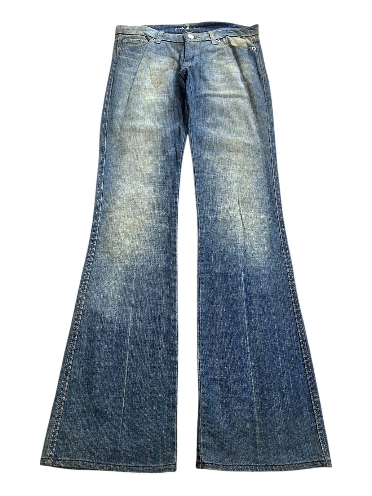 7 For All Mankind × Vintage Vintage 7 For All Mankind Denim Blue Wash Jeans Size US 29 - 1 Thumbnail