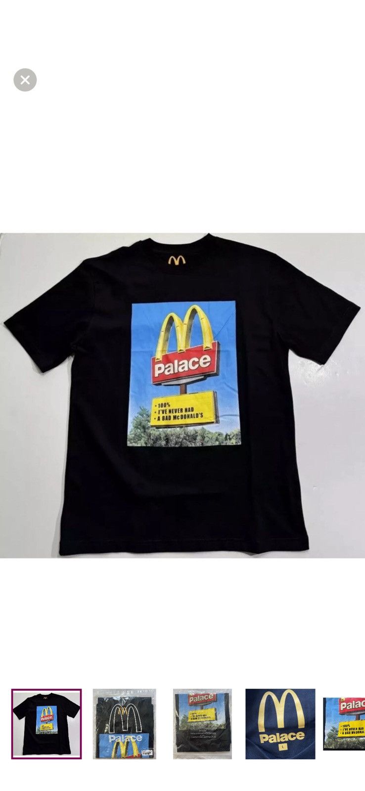 Palace Palace x McDonalds Collab - 2023 Limited Run - Size Large Size US L / EU 52-54 / 3 - 5 Thumbnail