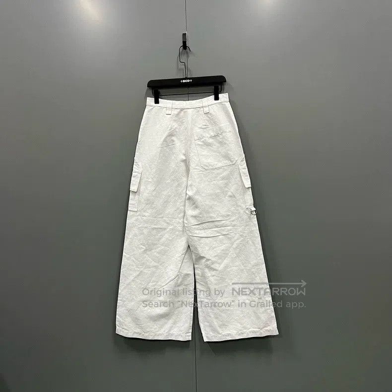 Fendi Fendi White double F buckle straight-leg trousers Size 26" / US 2 / IT 38 - 6 Thumbnail