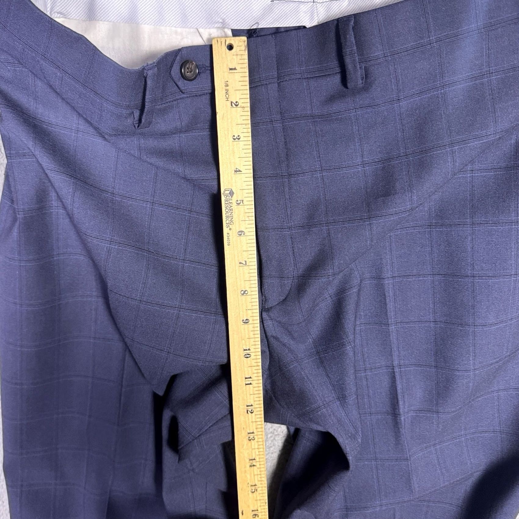 Ralph Lauren Ralph Lauren Dress Pants Mens 36x29 Slacks Trouser Windowpane Office Uncuffed Size US 36 / EU 52 - 7 Thumbnail