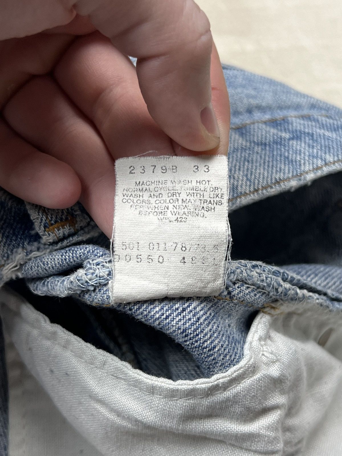 Levi's Levi’s 550 Made in USA Vintage Denim Jeans Pants (Y0345) Size US 34 / EU 50 - 8 Thumbnail