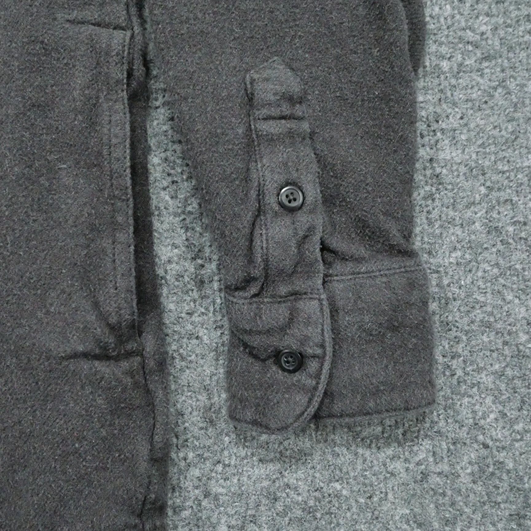 Madewell VINTAGE Madewell Jacket Womens Medium Gray Button Up Shacket Shirt Button Up Size M / US 6-8 / IT 42-44 - 2 Thumbnail