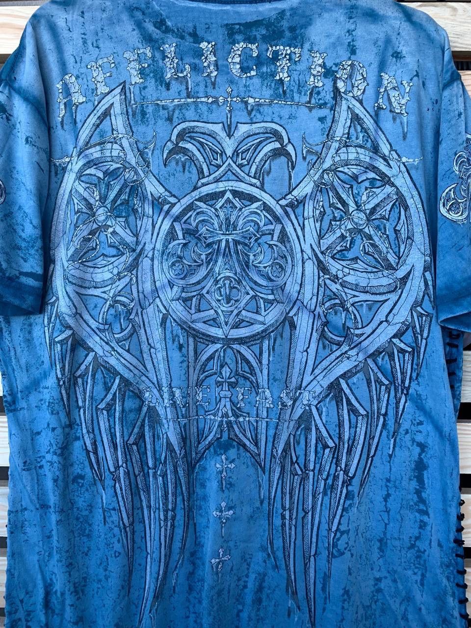 Affliction AFFLICTION CRAZY Y2K PRINTED 90s ERA T SHIRT Size US M / EU 48-50 / 2 - 15 Thumbnail
