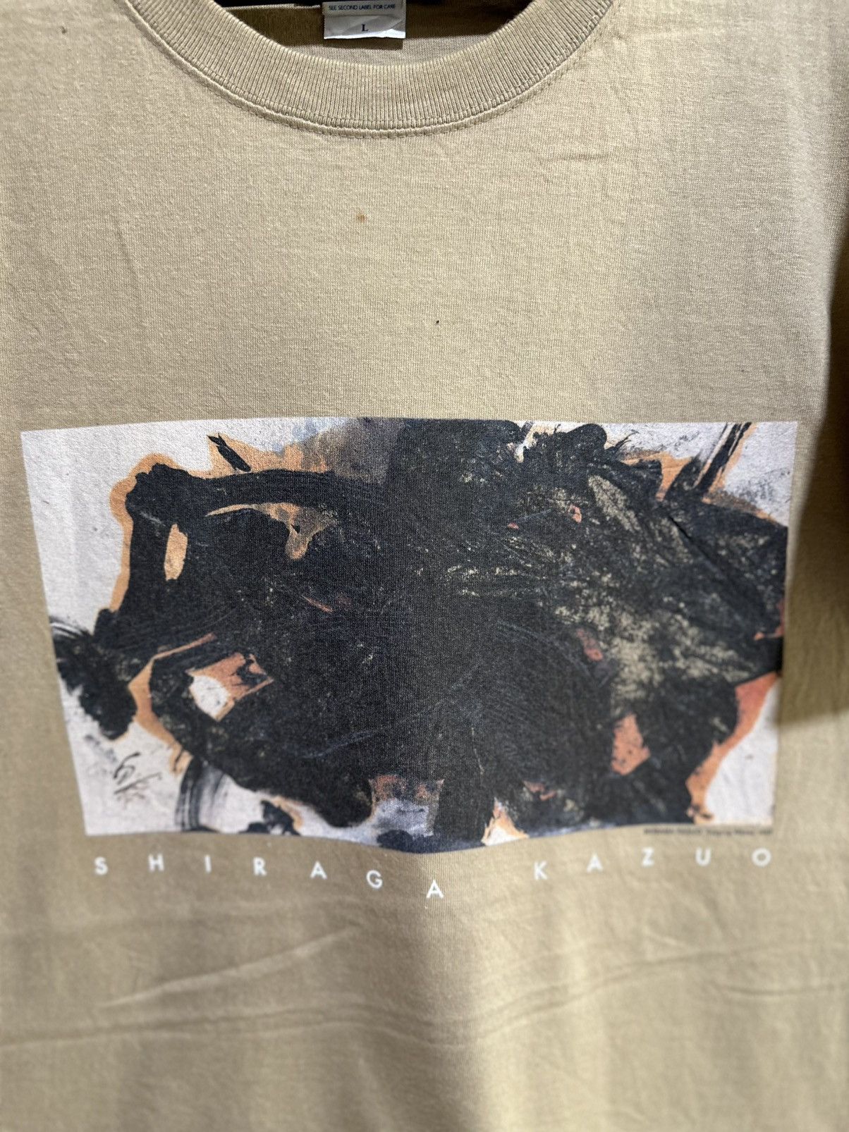 Arts & Science Vintage Shiraga Kazuo Faded Tee Size US L / EU 52-54 / 3 - 2 Thumbnail