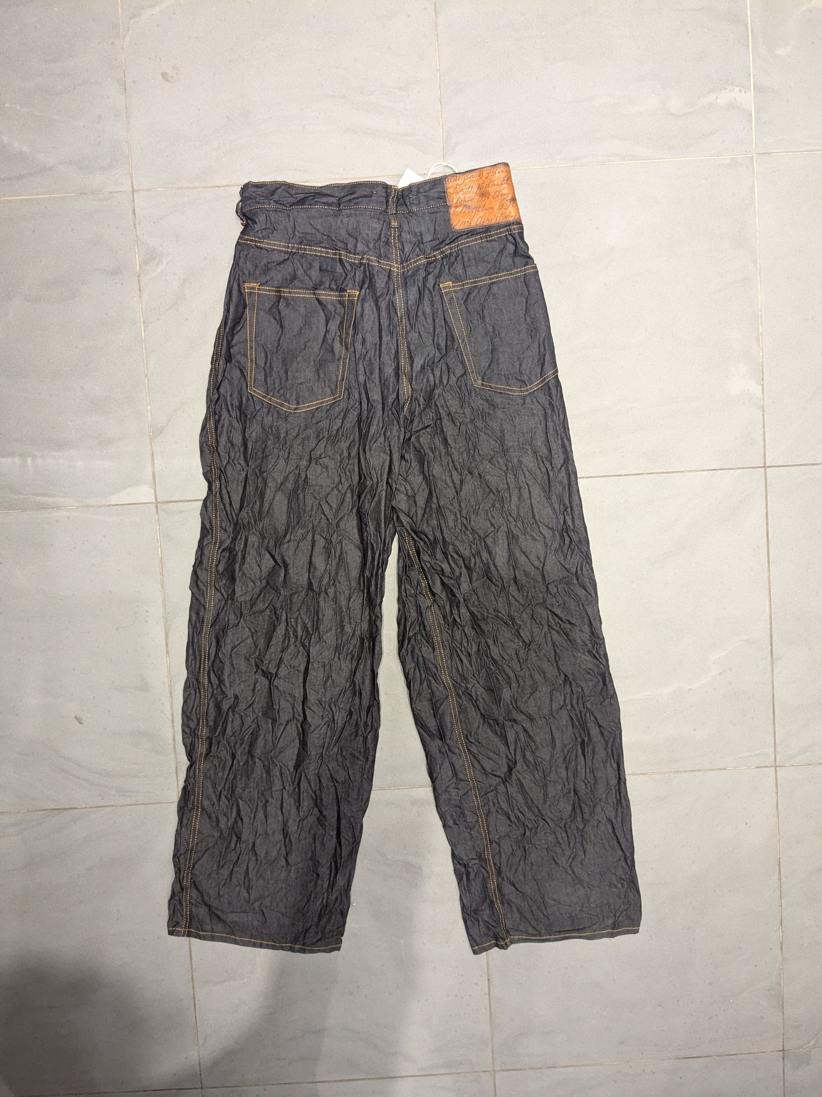 Acne Studios Relaxed crinkled denim jeans Size US 31 - 3 Thumbnail
