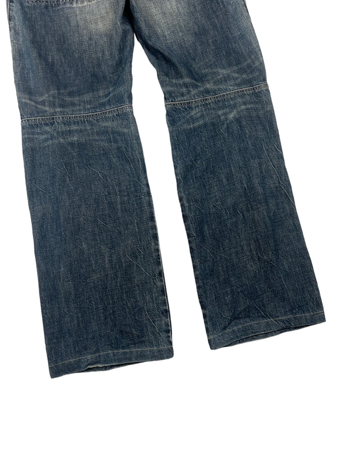 Marithe + Francois Girbaud Vintage Marithe Francois Girbaud Double Knee Loose Jeans Size US 34 / EU 50 - 7 Thumbnail